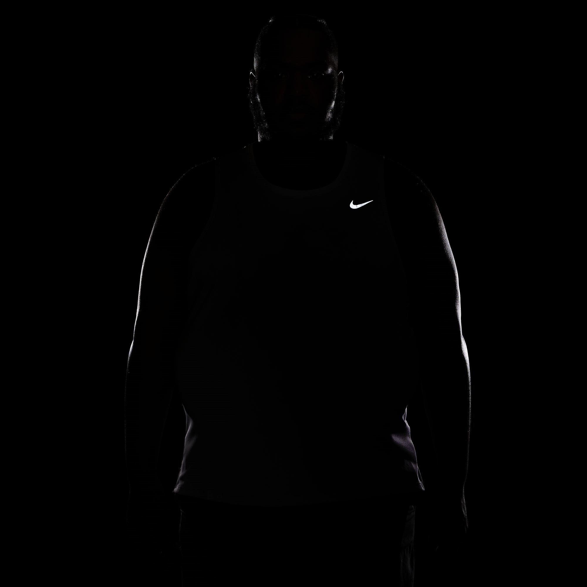 Bijelo/Srebrno - Nike - Dri-FIT Miler Men's Running Tank - 13