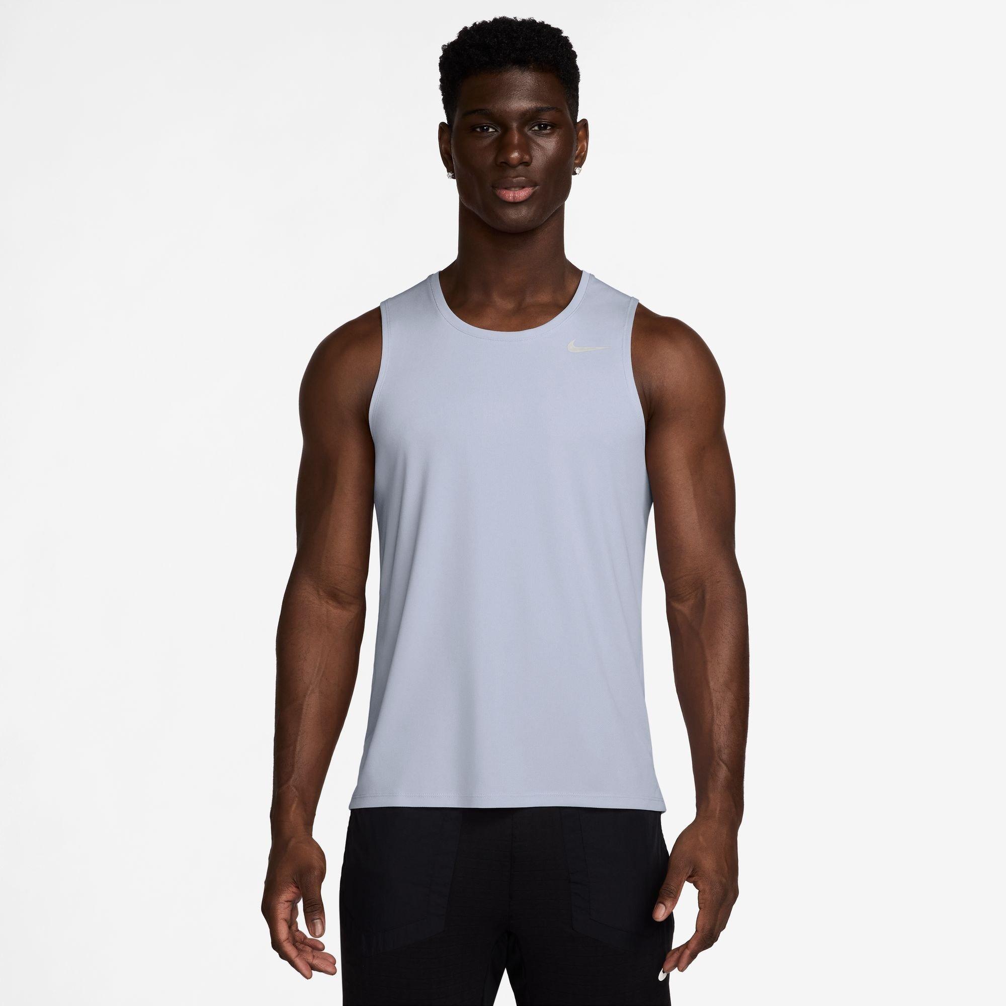 Nike Men's Dri-Fit Miler Running Tank - Ghost/Reflectiv - S
