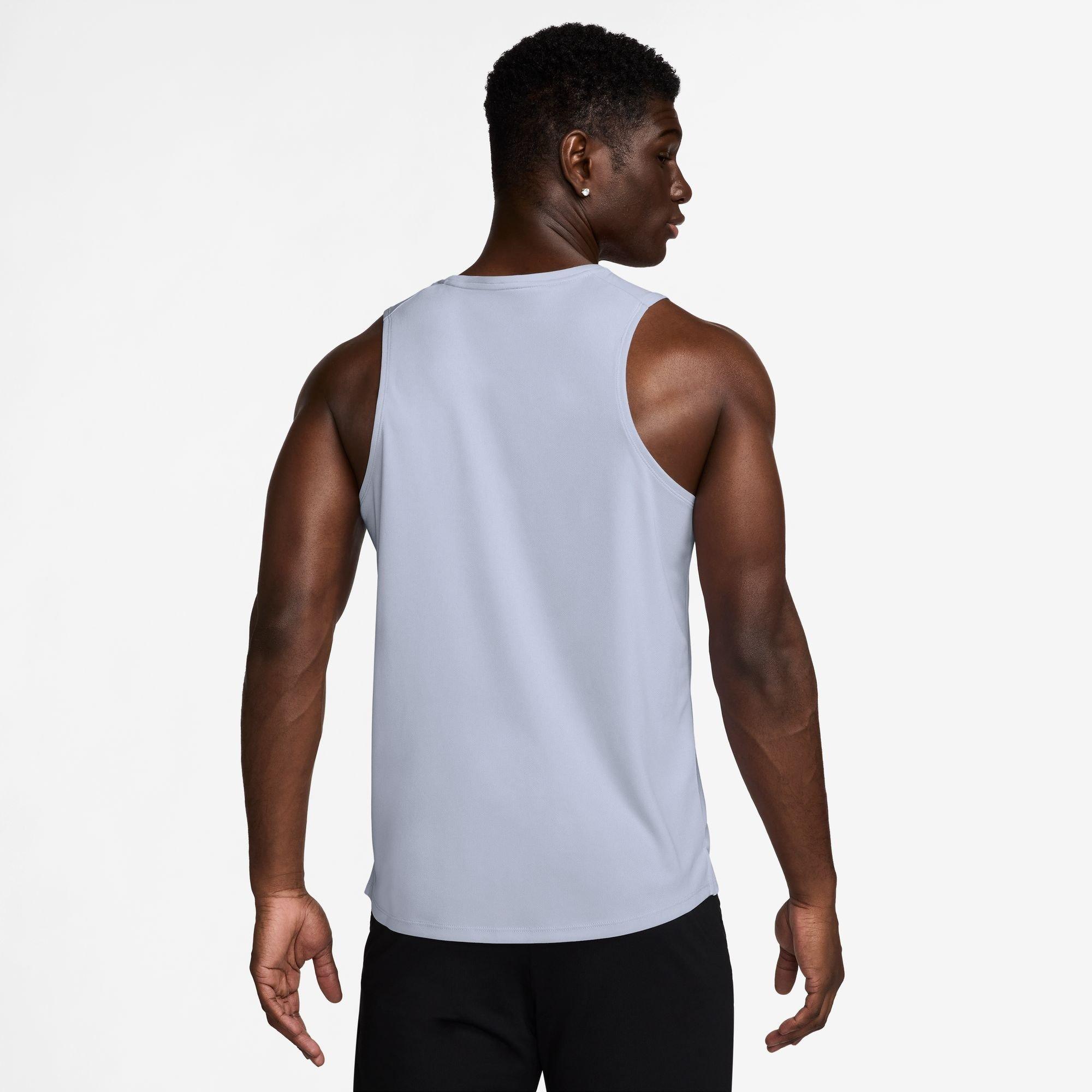 Ghost/Reflectiv - Nike - Dri-FIT Miler Men's Running Tank - 2