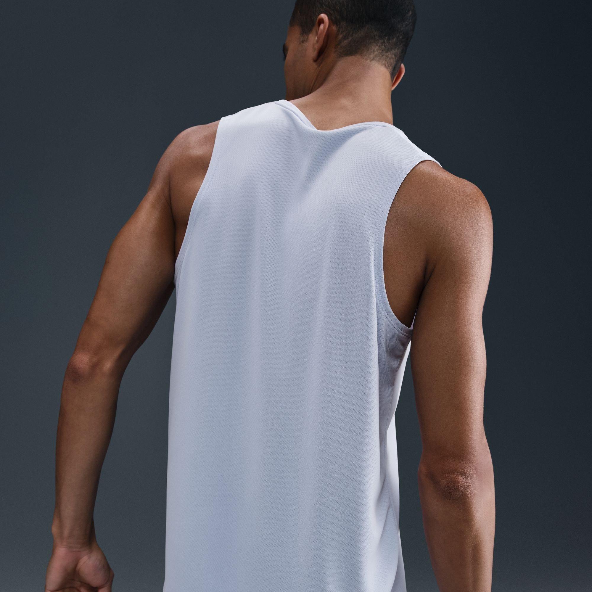 Ghost/Reflectiv - Nike - Dri-FIT Miler Men's Running Tank - 6