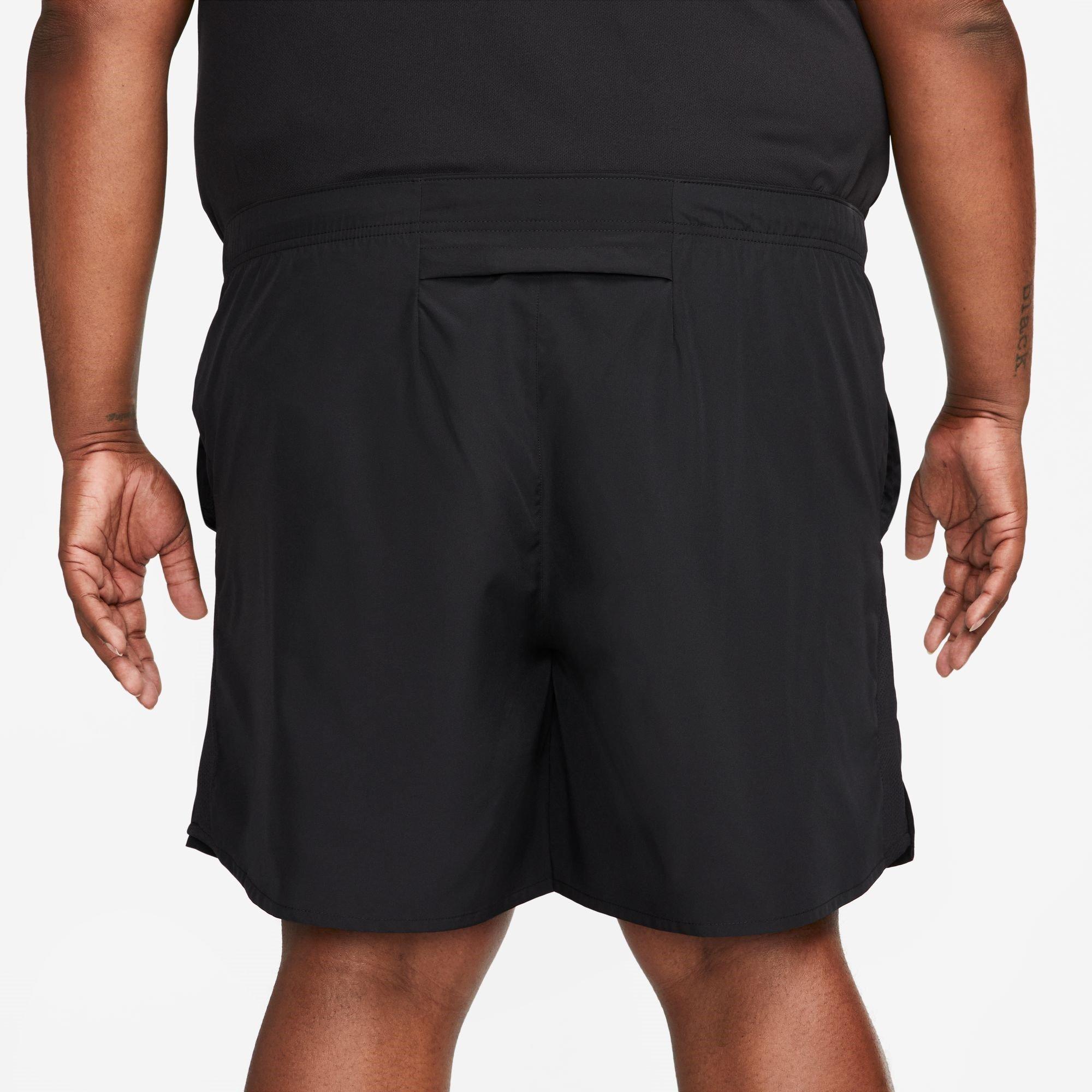 Black/Ref Silvr - Nike - Dri-FIT Challenger Mens 7 Unlined Versatile Shorts - 12
