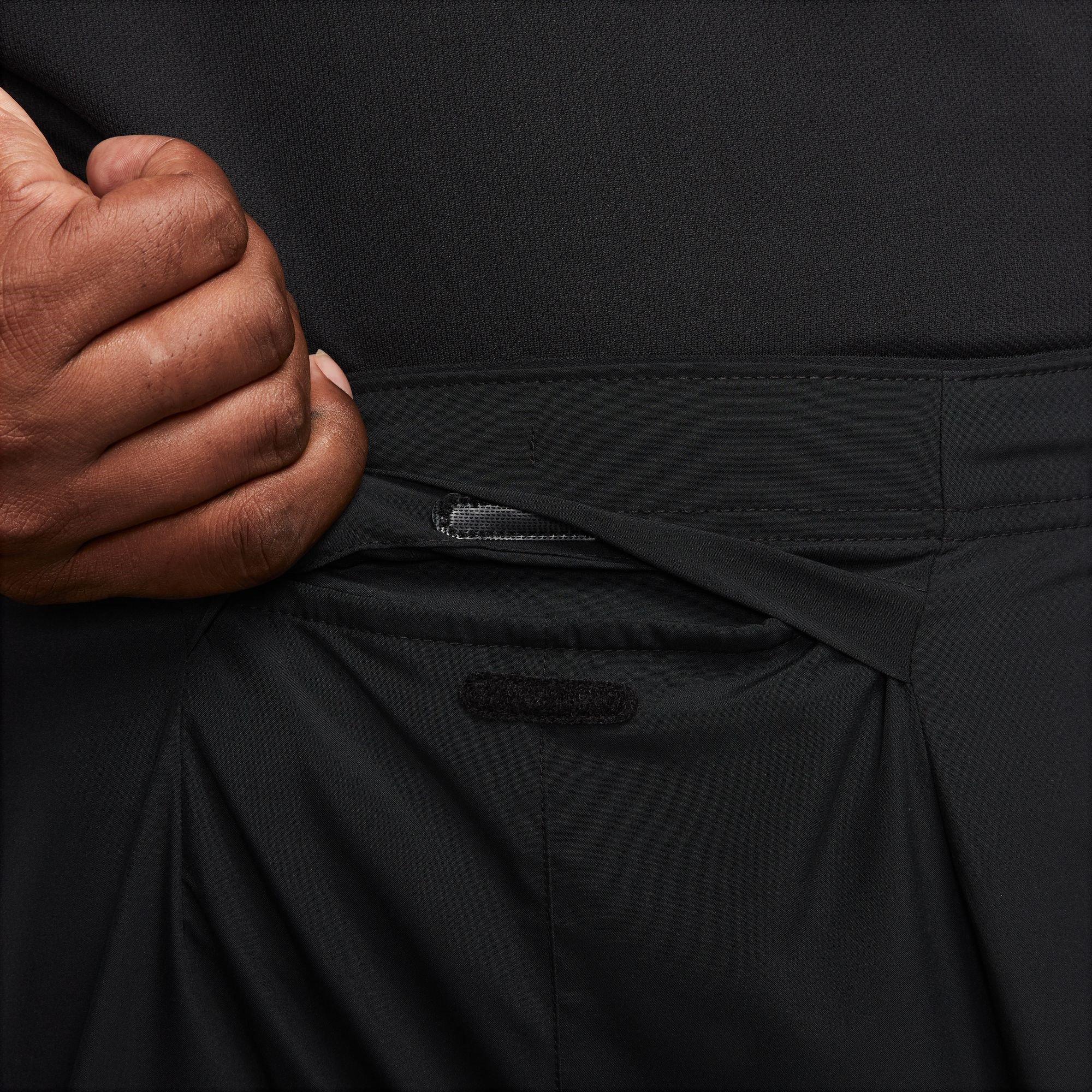Black/Ref Silvr - Nike - Dri-FIT Challenger Mens 7 Unlined Versatile Shorts - 15