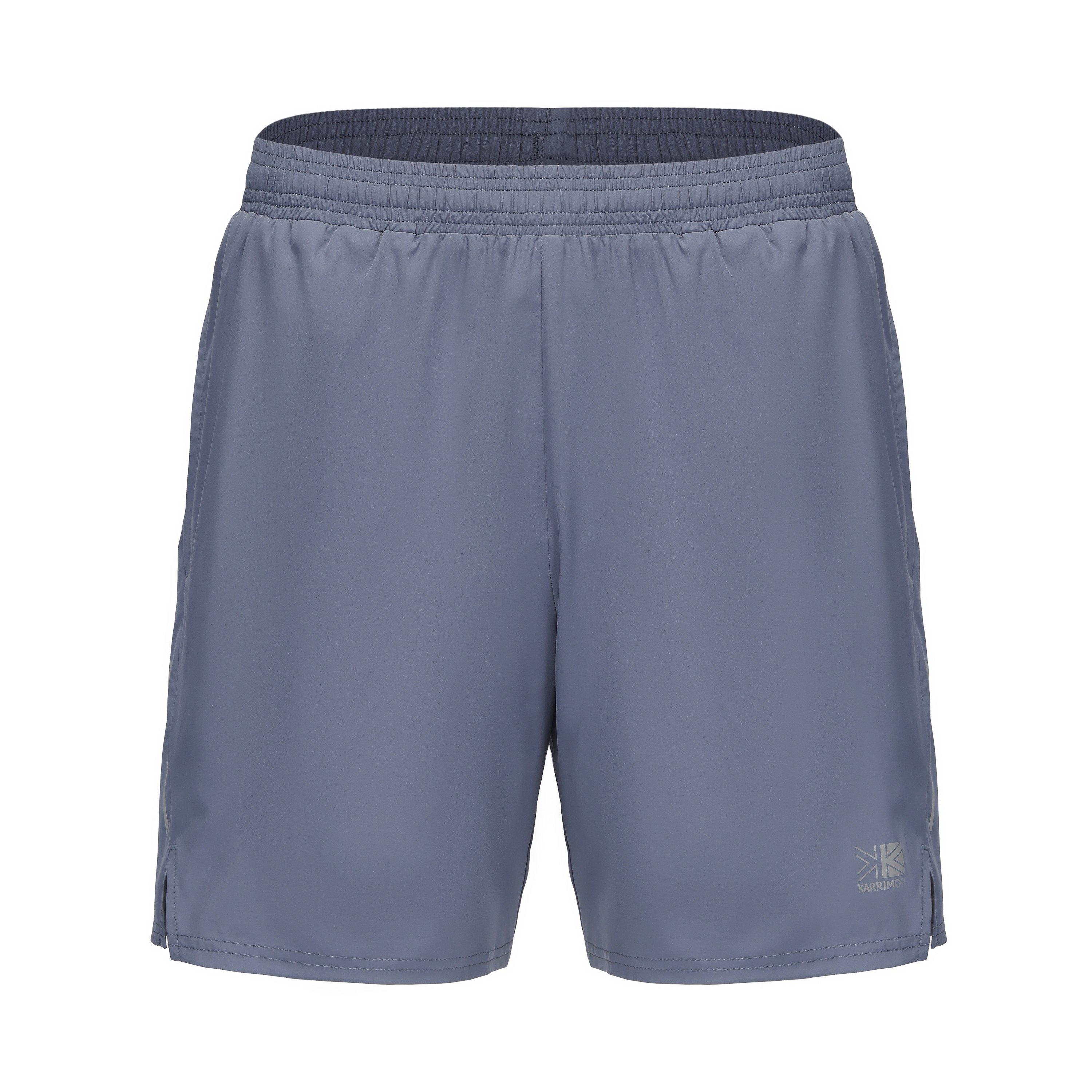 Karrimor Men's 2 In 1 Running Shorts - Stone Grey - S