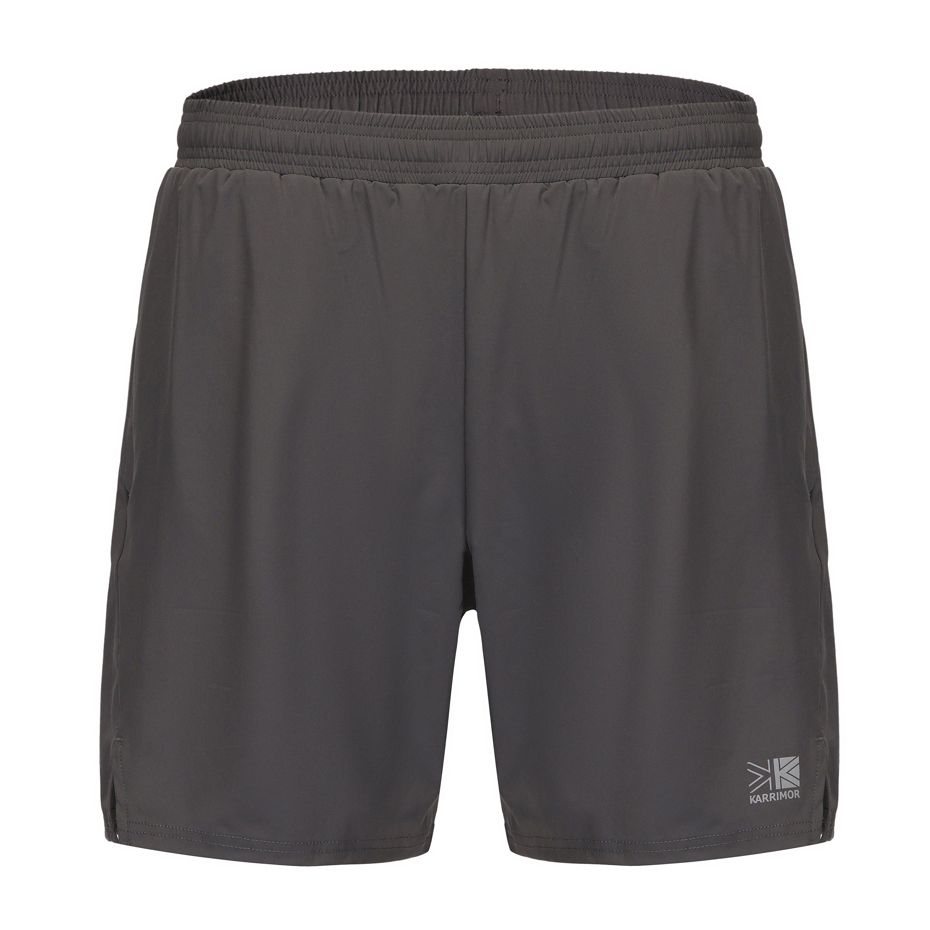 Karrimor Men's 2 In 1 Running Shorts - Charcoal - M