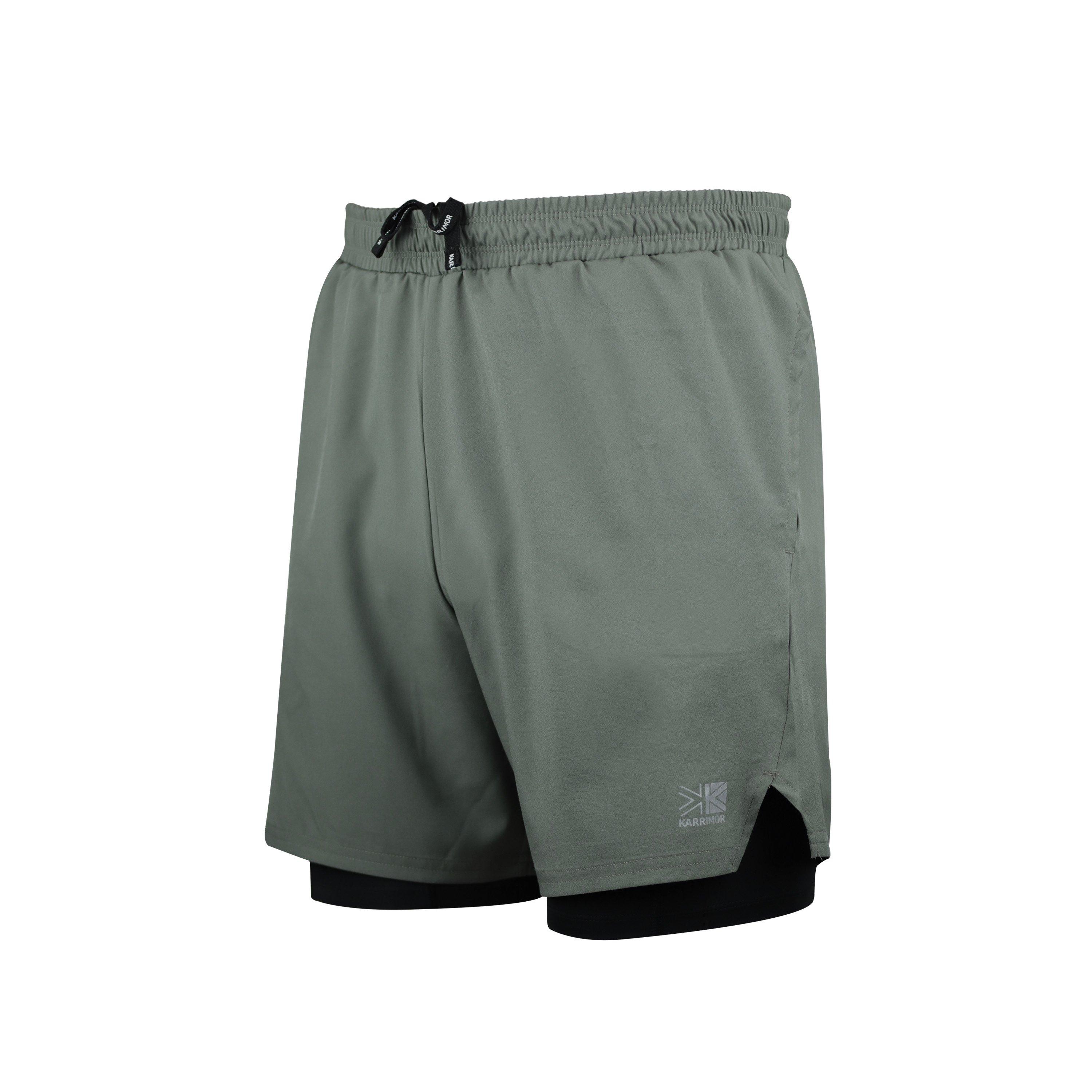 Men's 2 in 1 compression shorts online