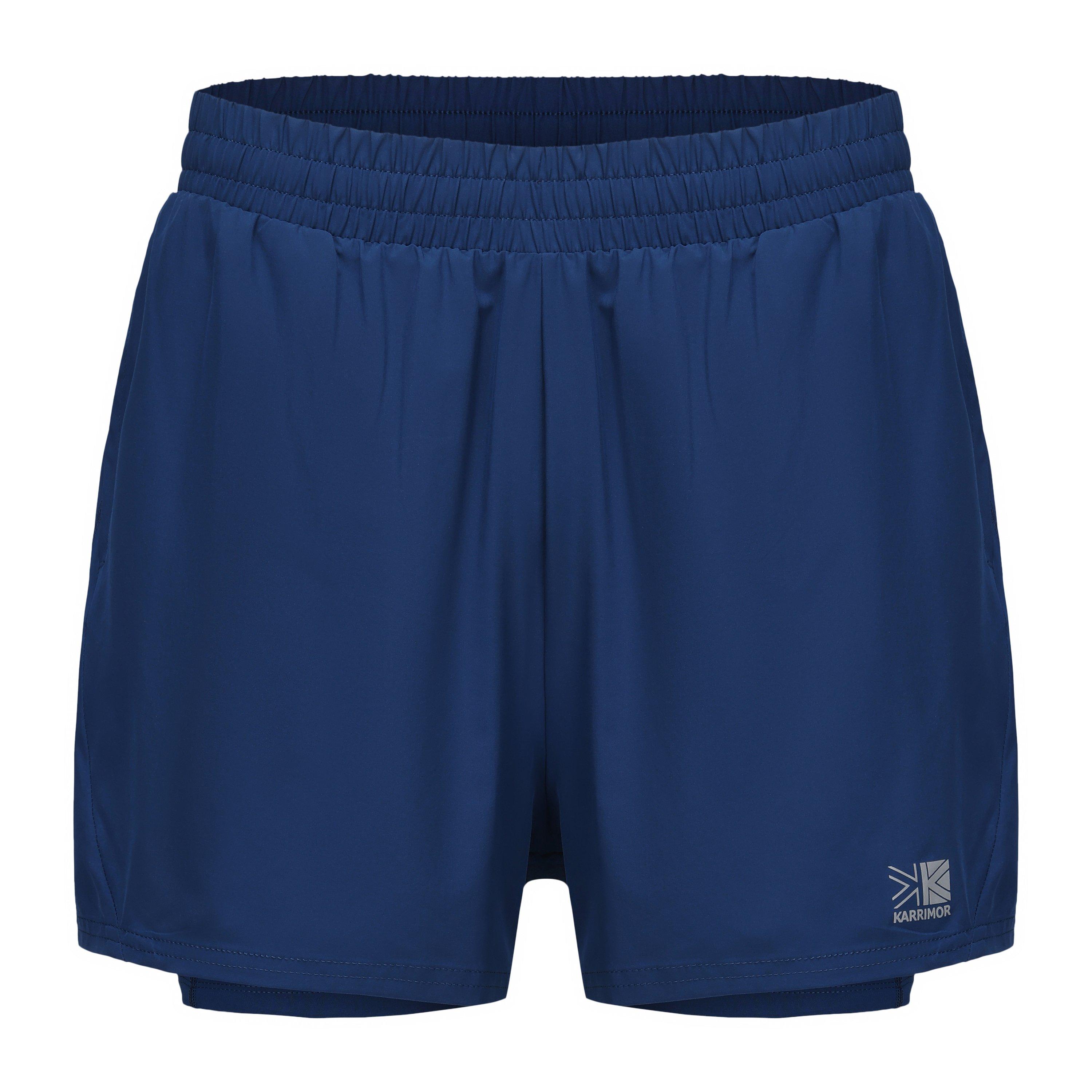 Karrimor Women's 2 In 1 Running Shorts - Navy - 8 (36)