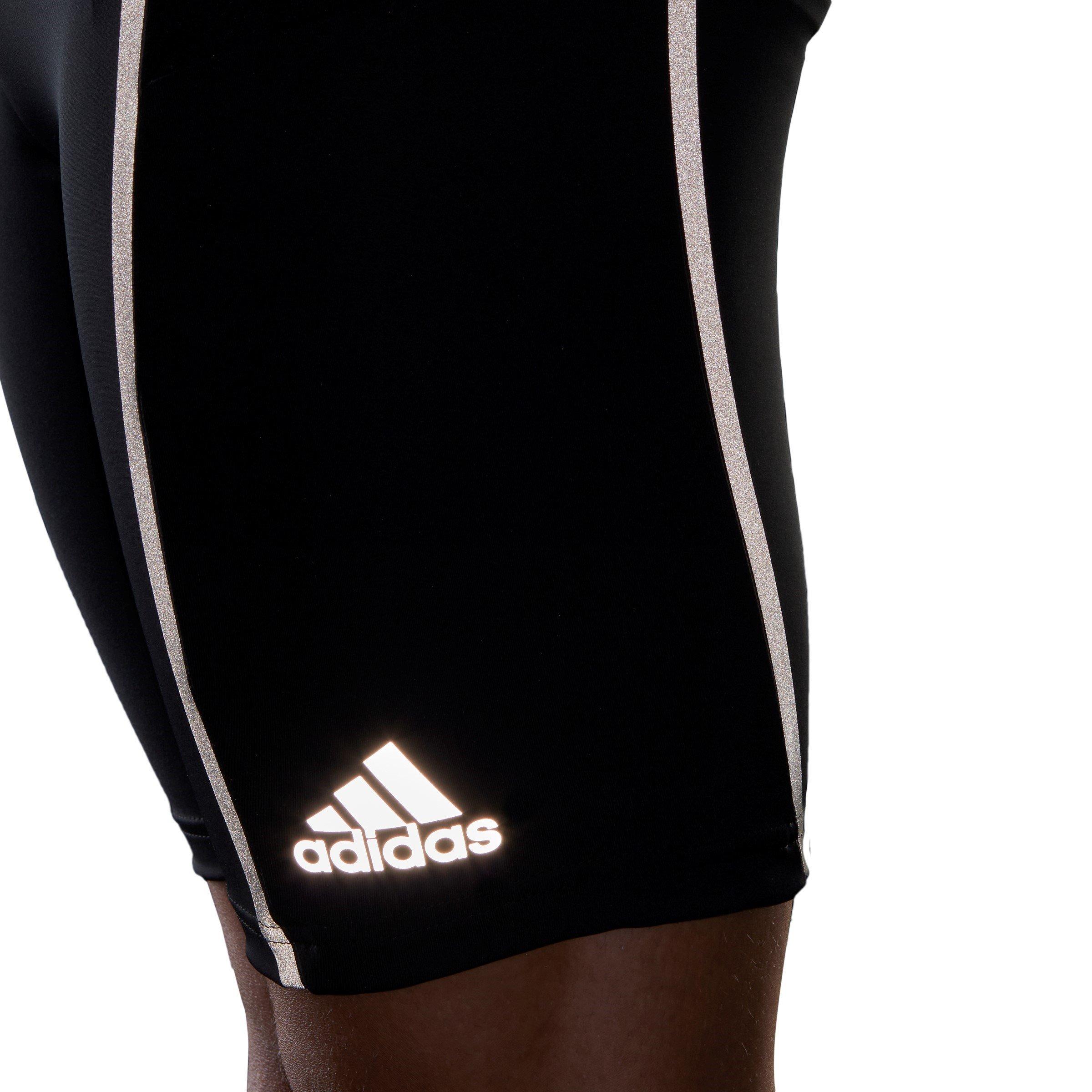 Noir - adidas - Saturday Mens half Run Tights - 6