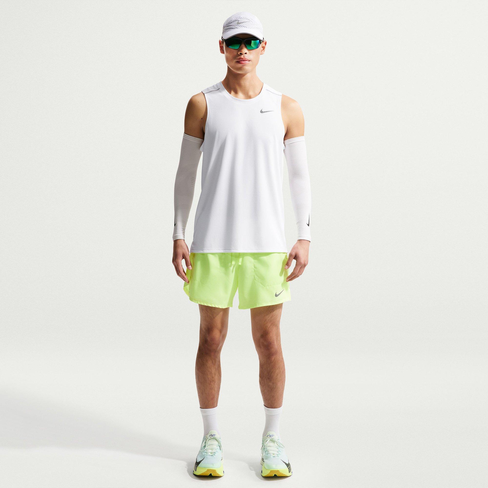 White/Silver - Nike - Men's Miler Performance Running Vest - 6
