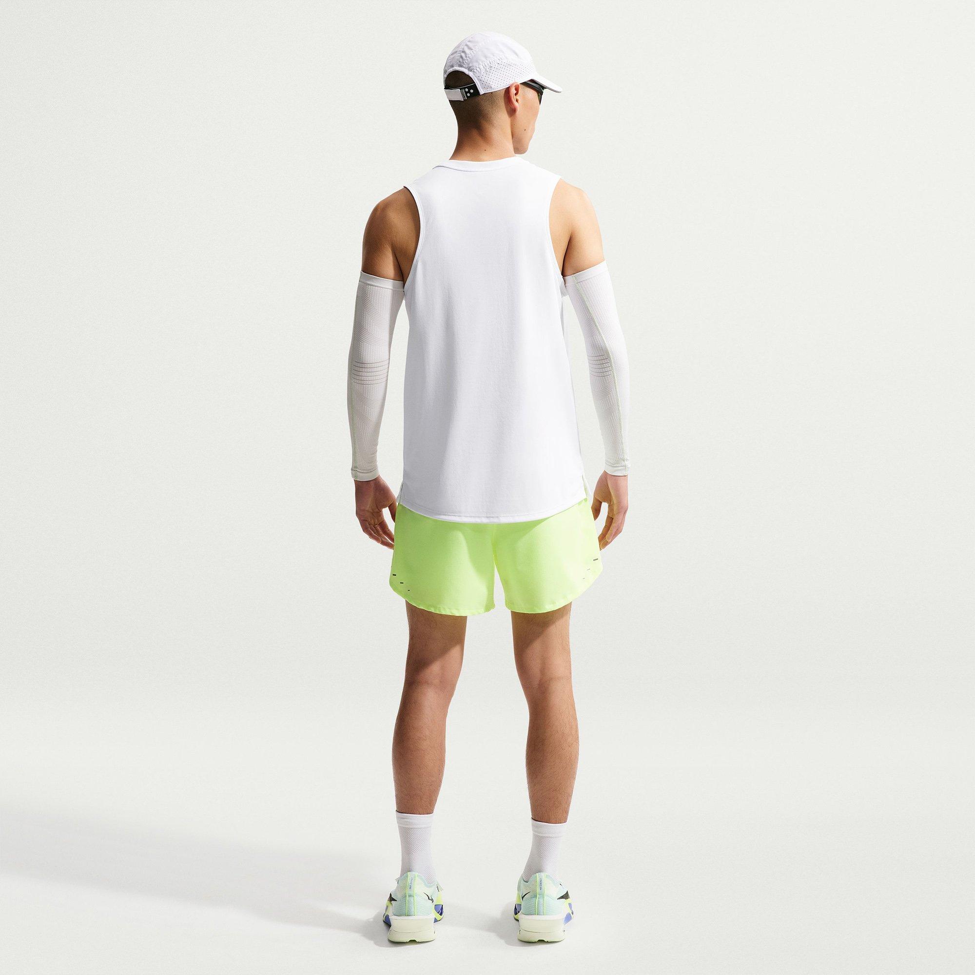 White/Silver - Nike - Men's Miler Performance Running Vest - 7