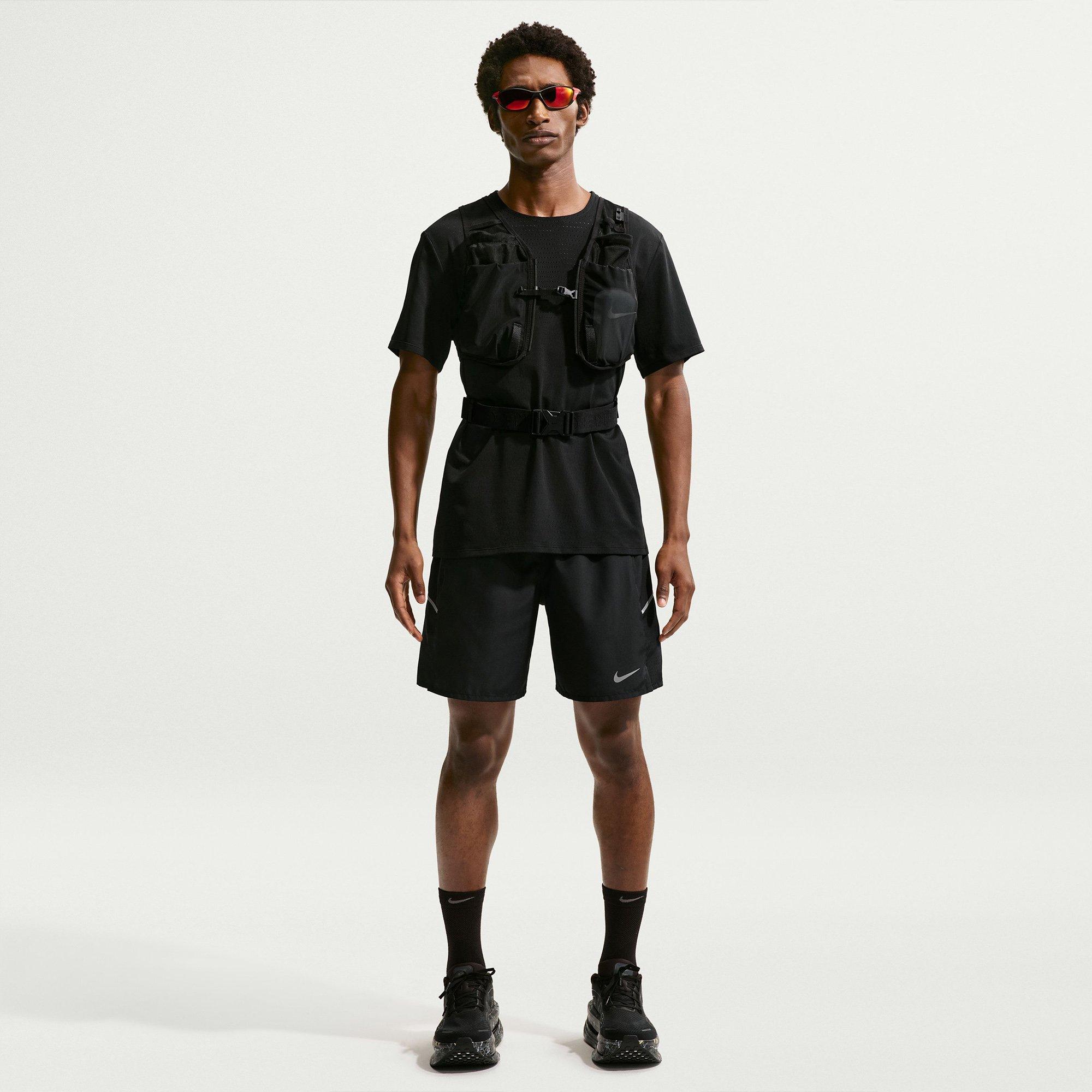 Black/R.Silver - Nike - Men's Miler Performance Running Shorts - 2