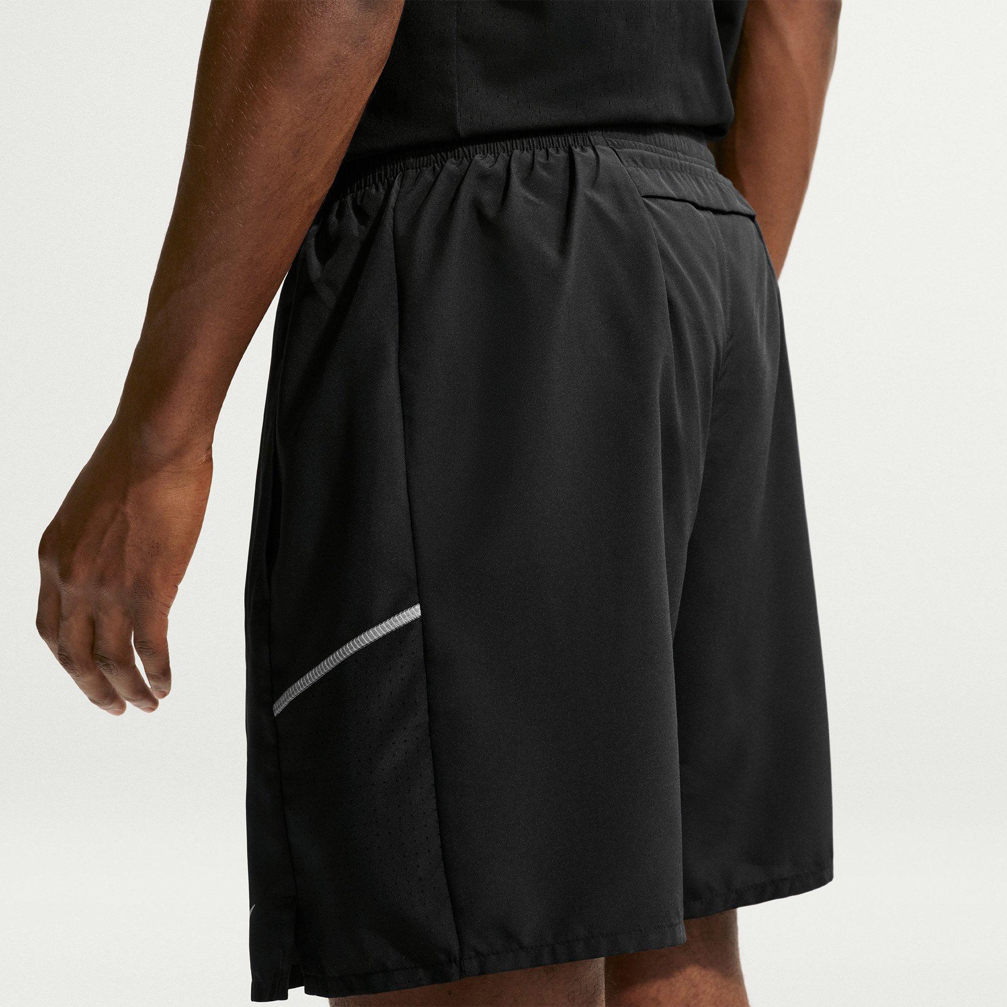 Black/R.Silver - Nike - Men's Miler Performance Running Shorts - 4