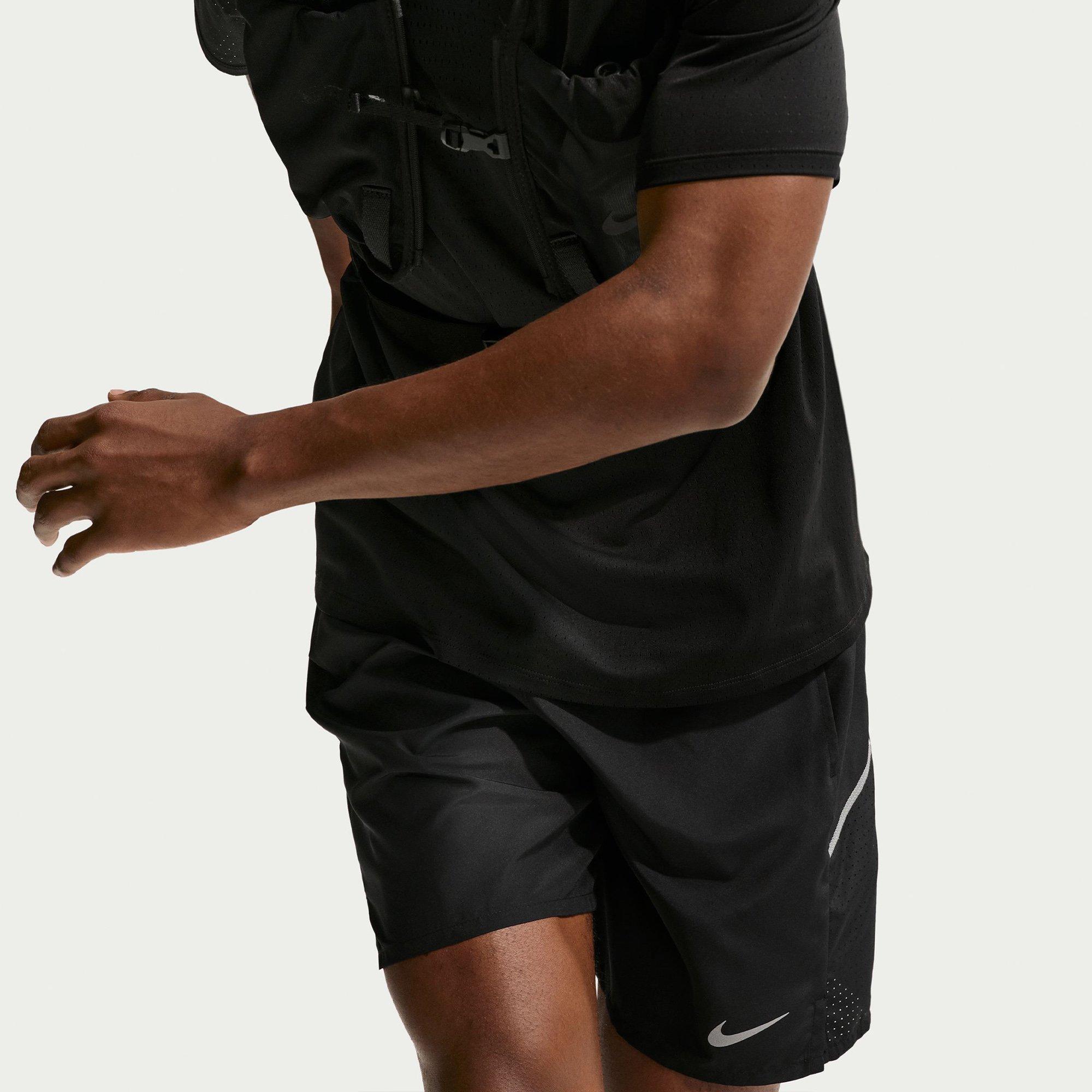 Black/R.Silver - Nike - Men's Miler Performance Running Shorts - 5