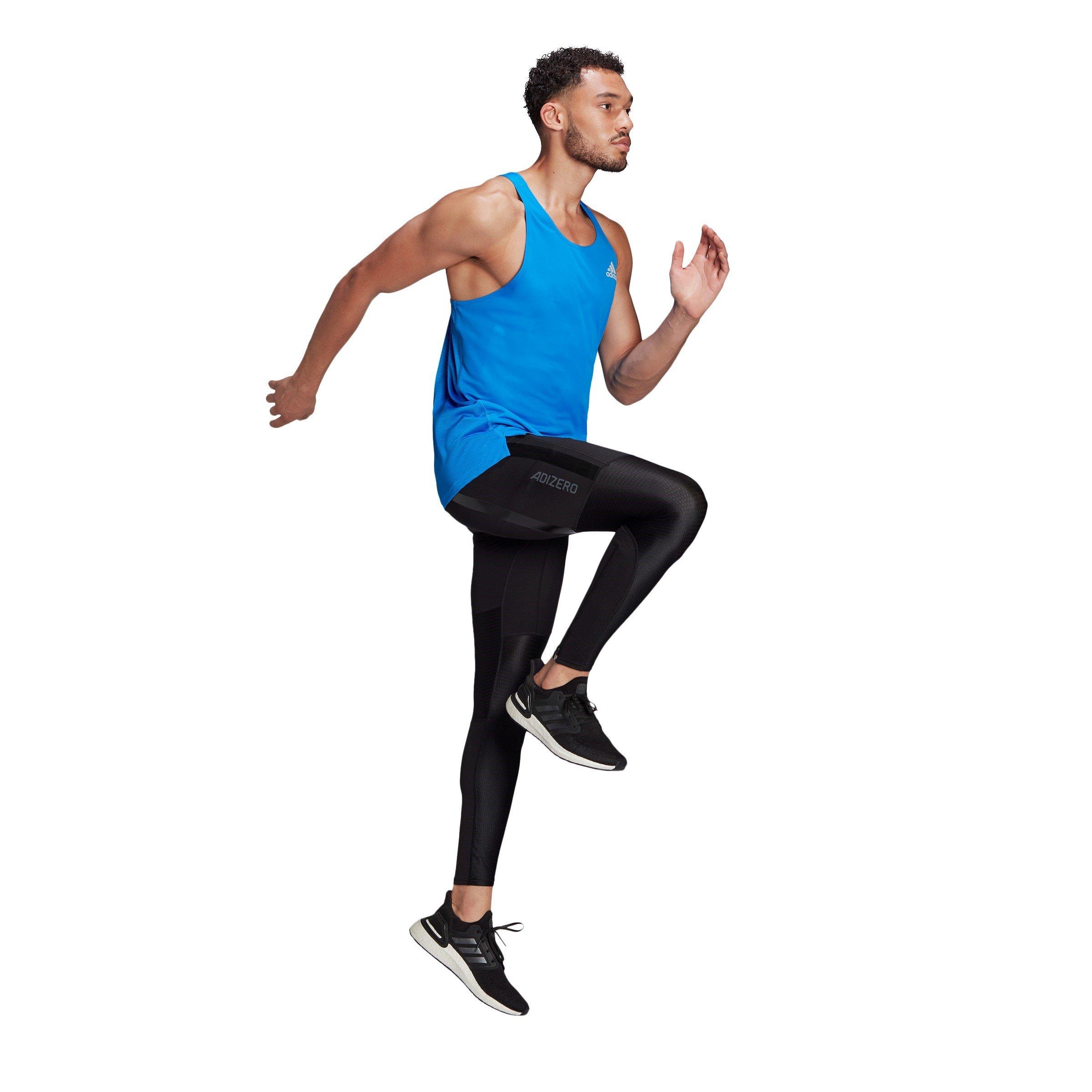 Zwart - adidas - Adizero Mens Running Tights - 4