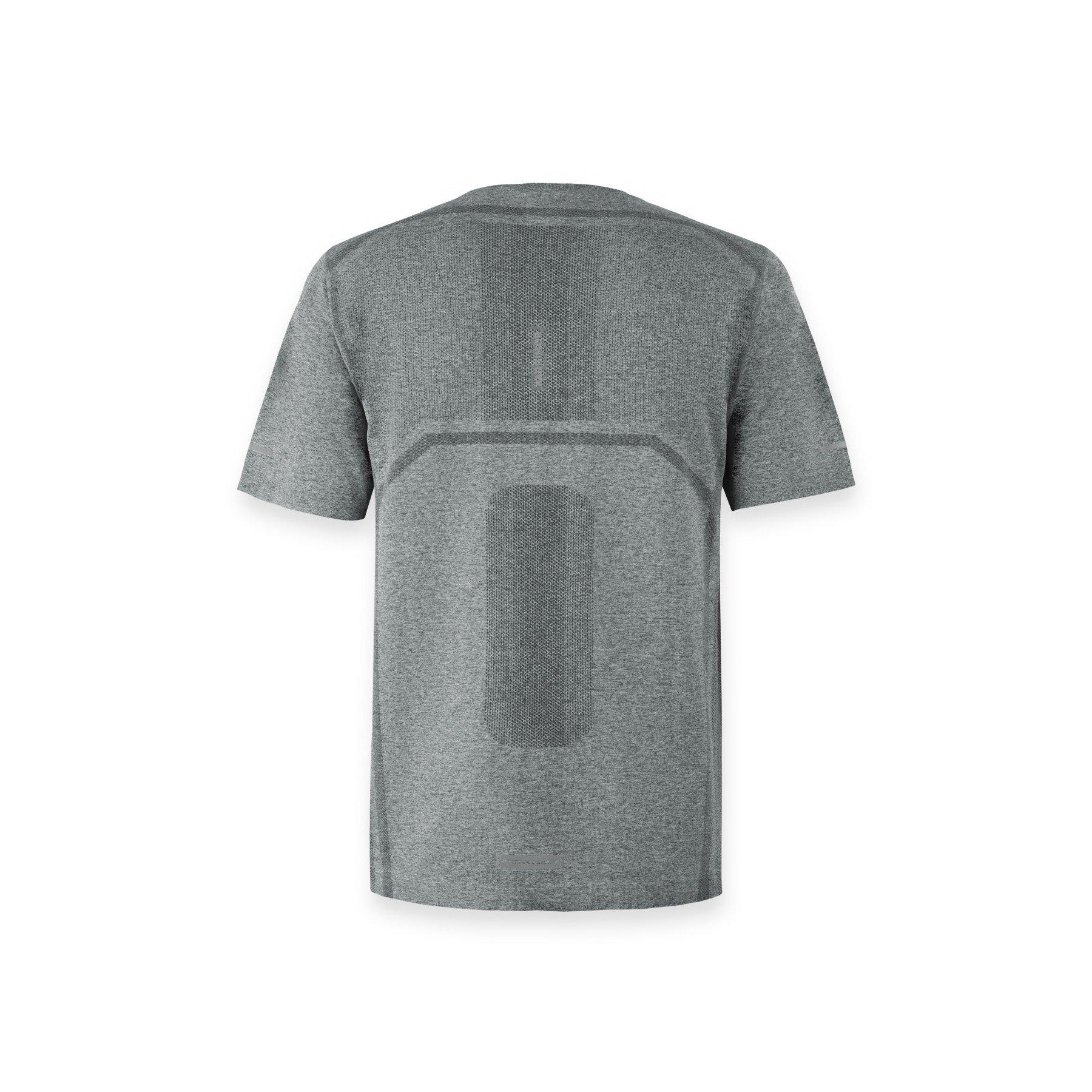 Grey Marl - Karrimor - XLite Mens Running Short Sleeve Top - 2