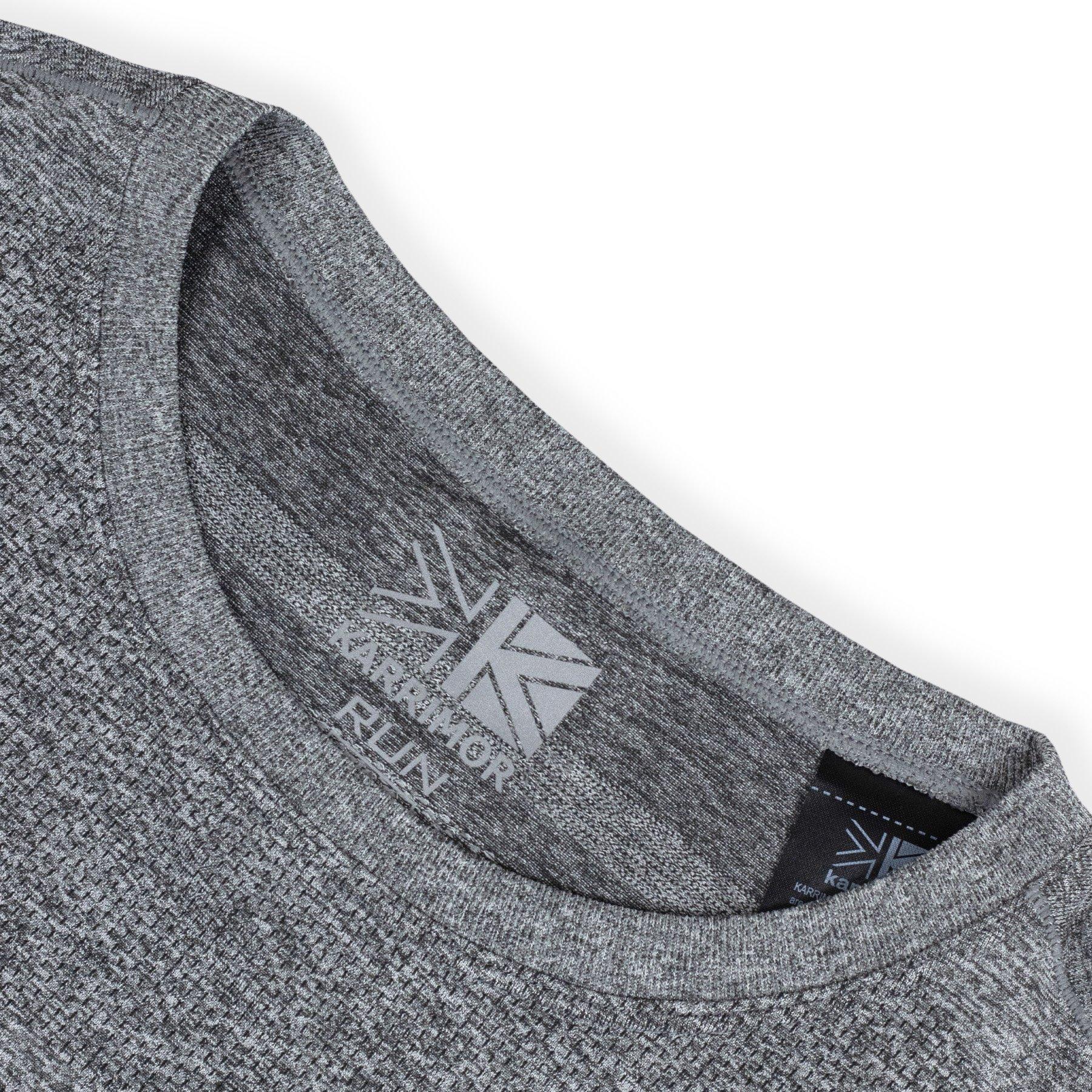 Grey Marl - Karrimor - XLite Mens Running Short Sleeve Top - 3