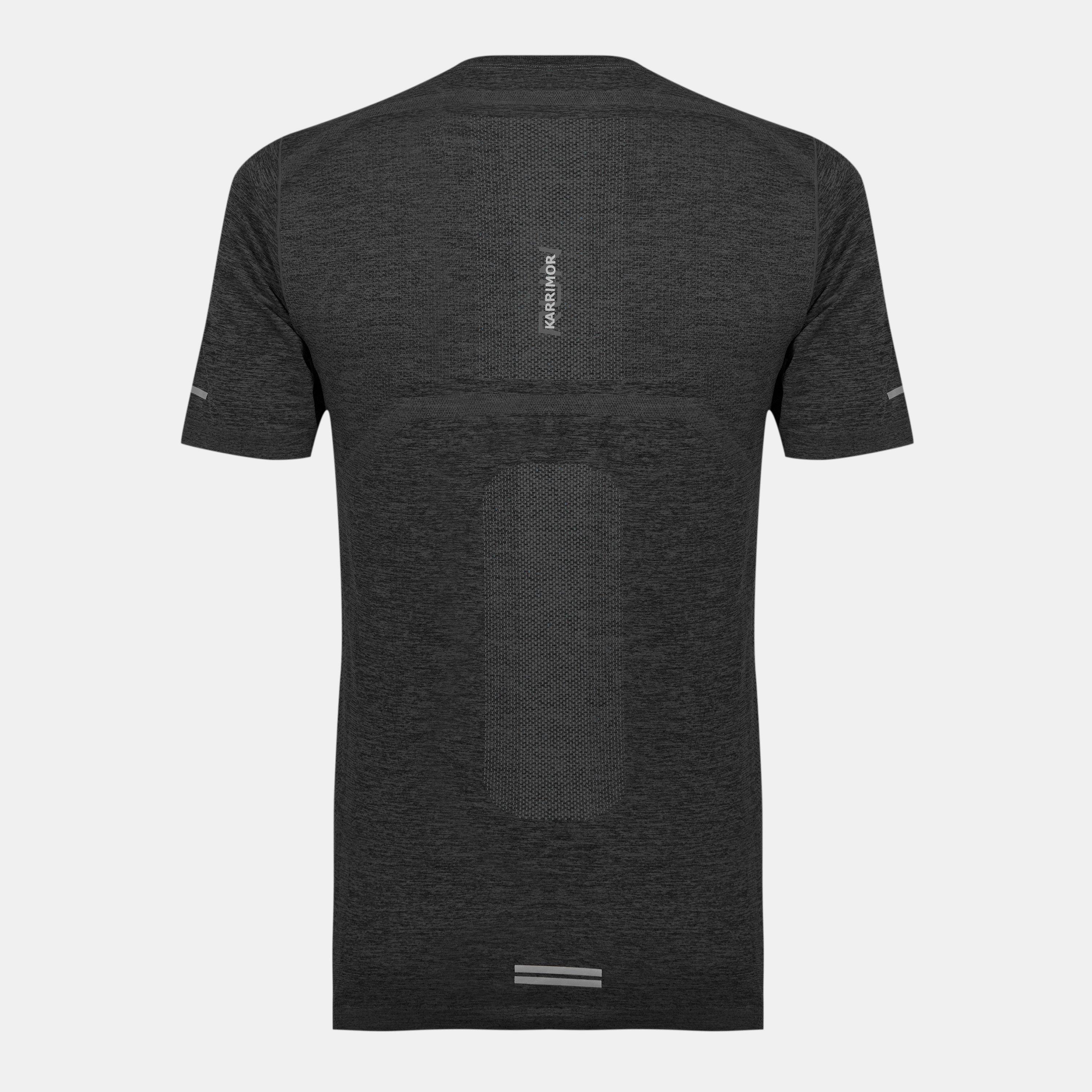 Black Marl - Karrimor - XLite Mens Running Short Sleeve Top - 2