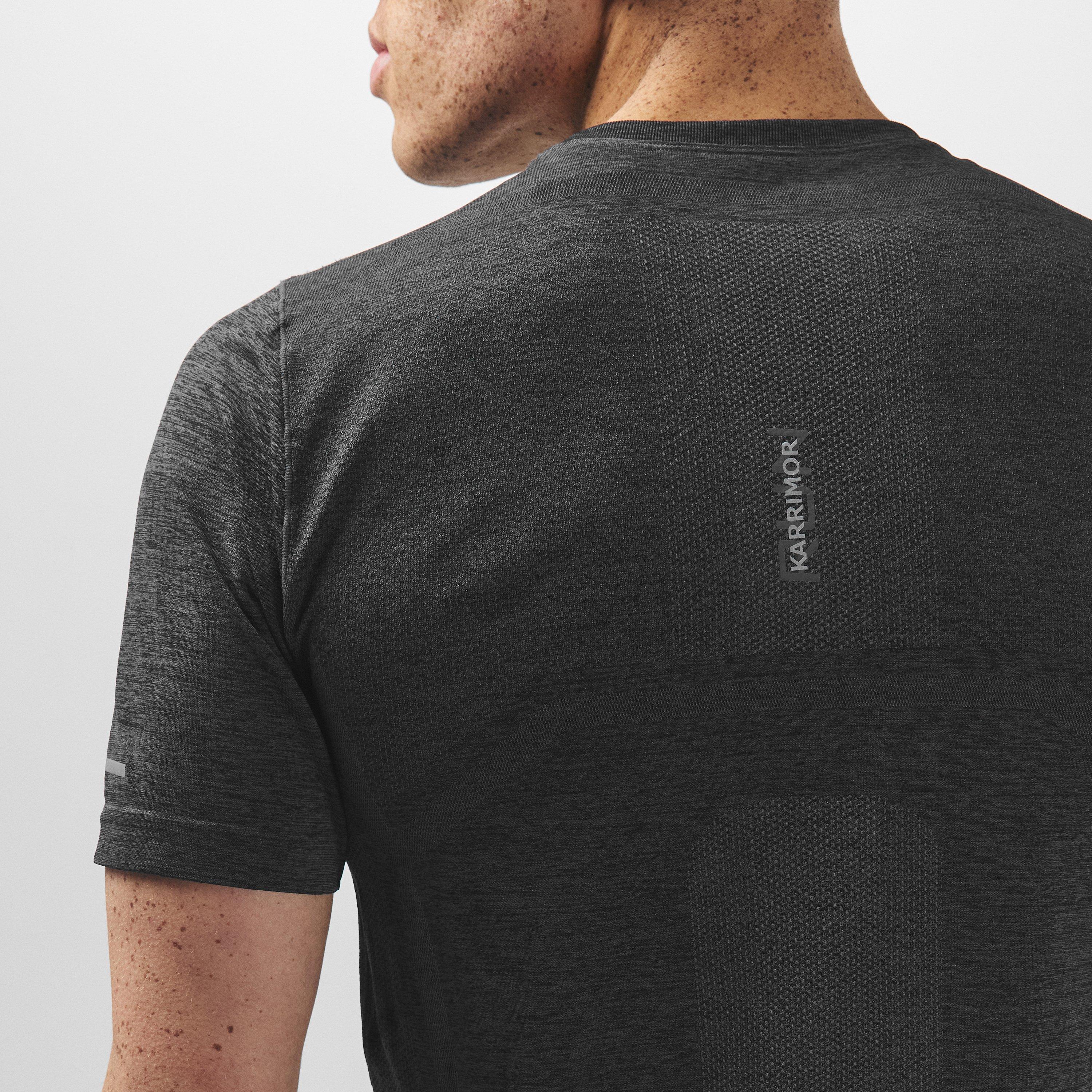 Black Marl - Karrimor - XLite Mens Running Short Sleeve Top - 5