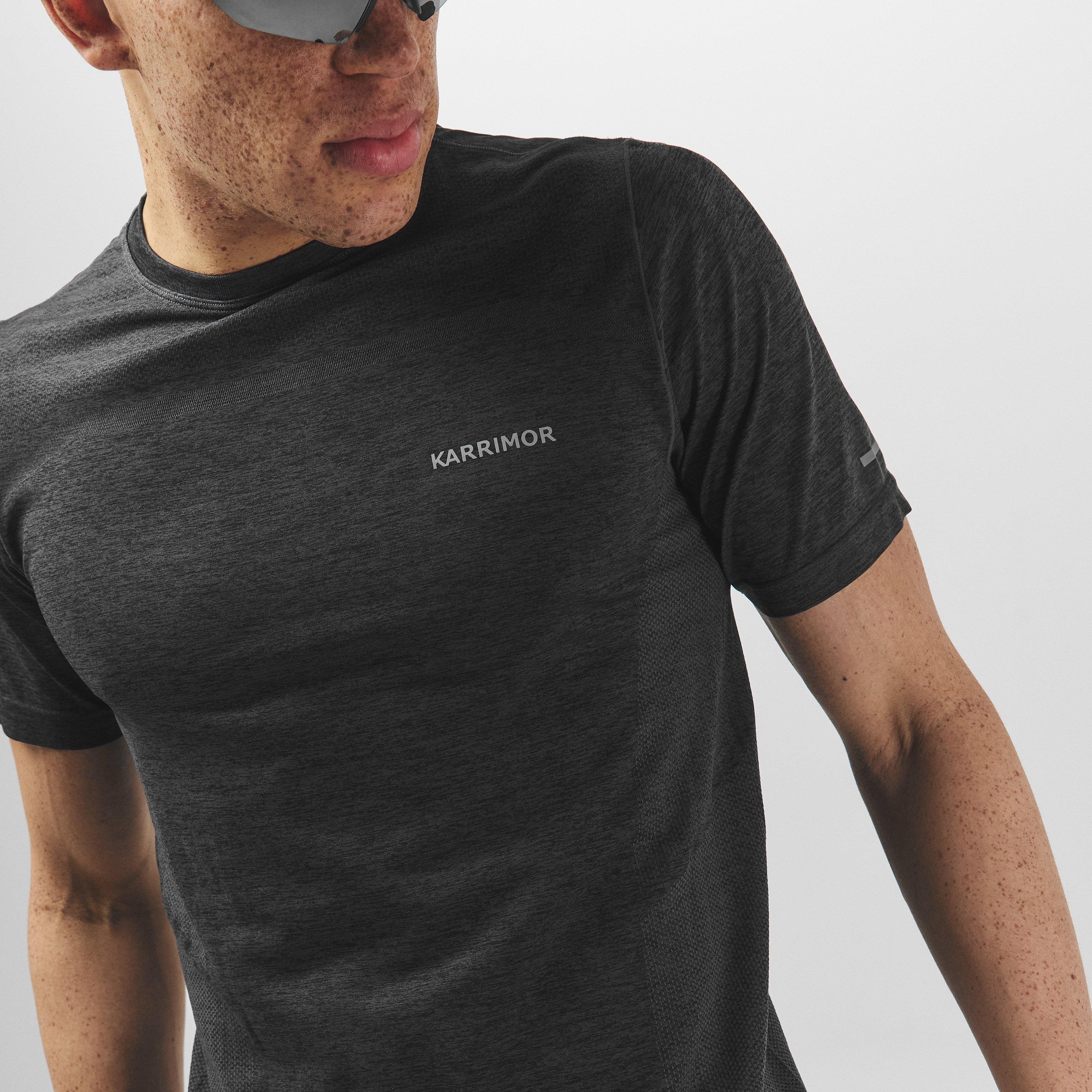 Black Marl - Karrimor - XLite Mens Running Short Sleeve Top - 6