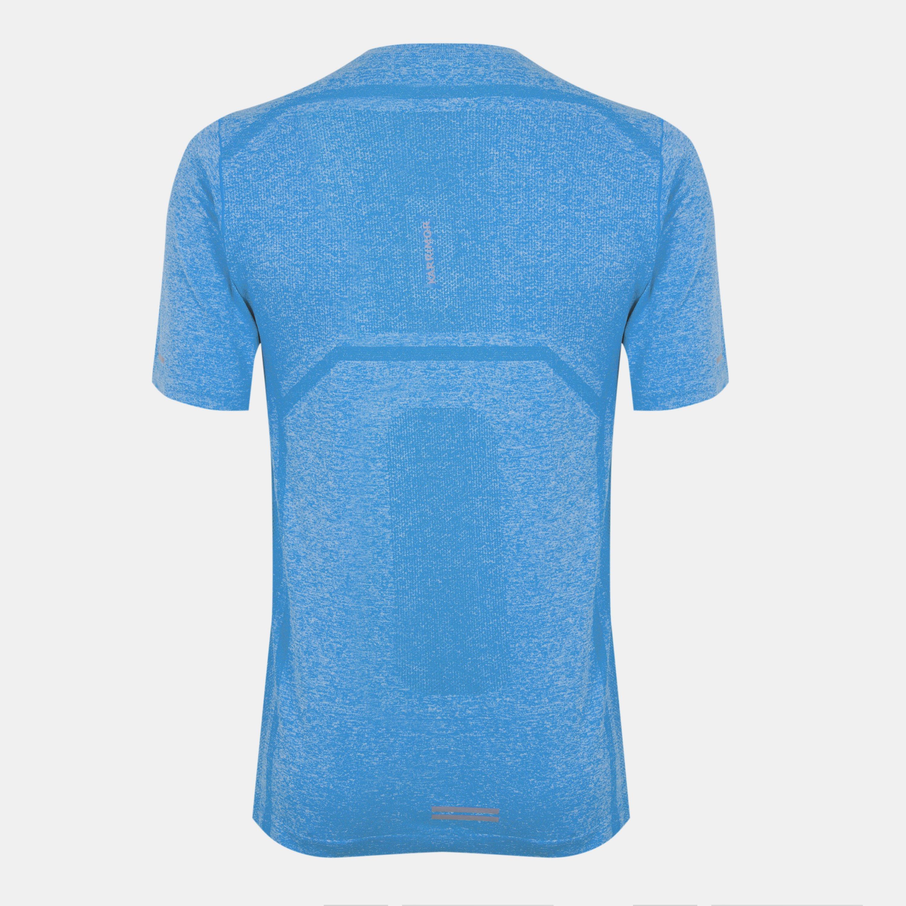 Blue Marl - Karrimor - XLite Mens Running Short Sleeve Top - 2