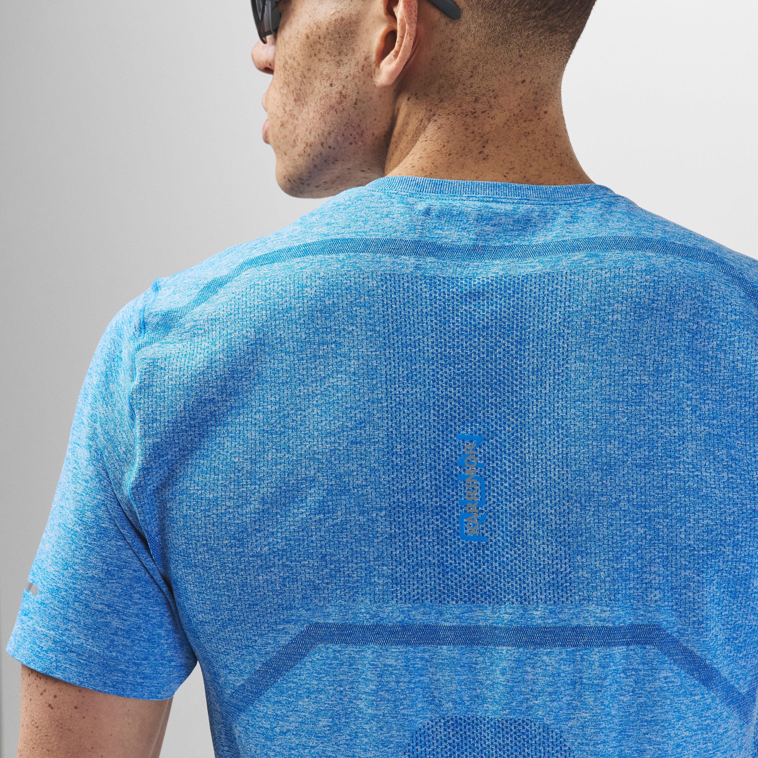 Blue Marl - Karrimor - XLite Mens Running Short Sleeve Top - 5