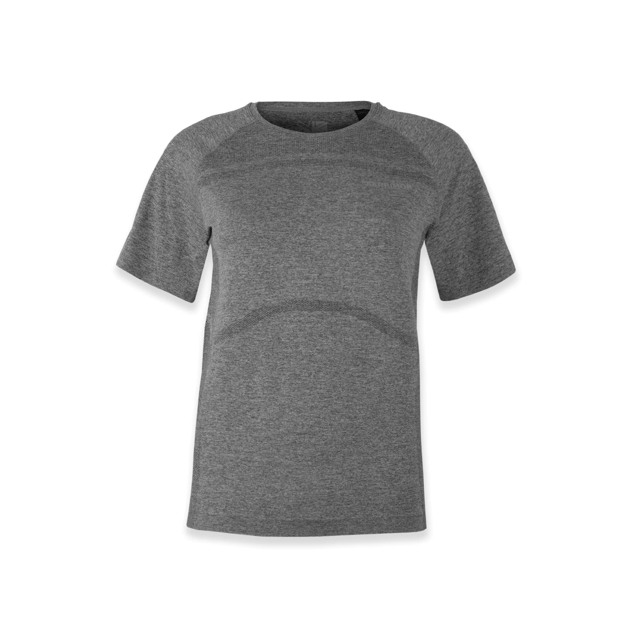 Grey Marl - Karrimor - XLite Ladies Seamless Running T-shirt - 1