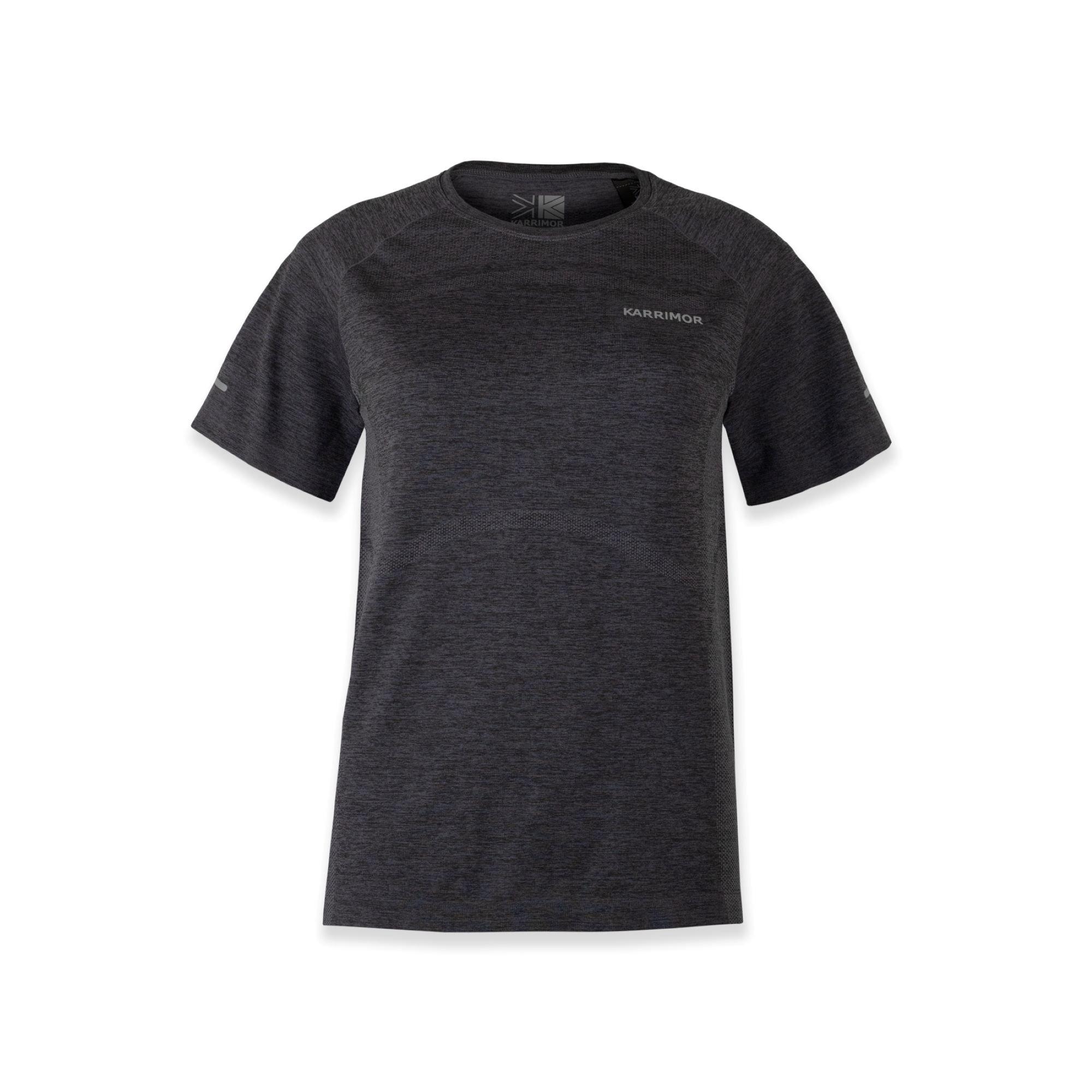 Karrimor Women's Xlite Seamless Running T-Shirt - Black Marl - 16 (44)