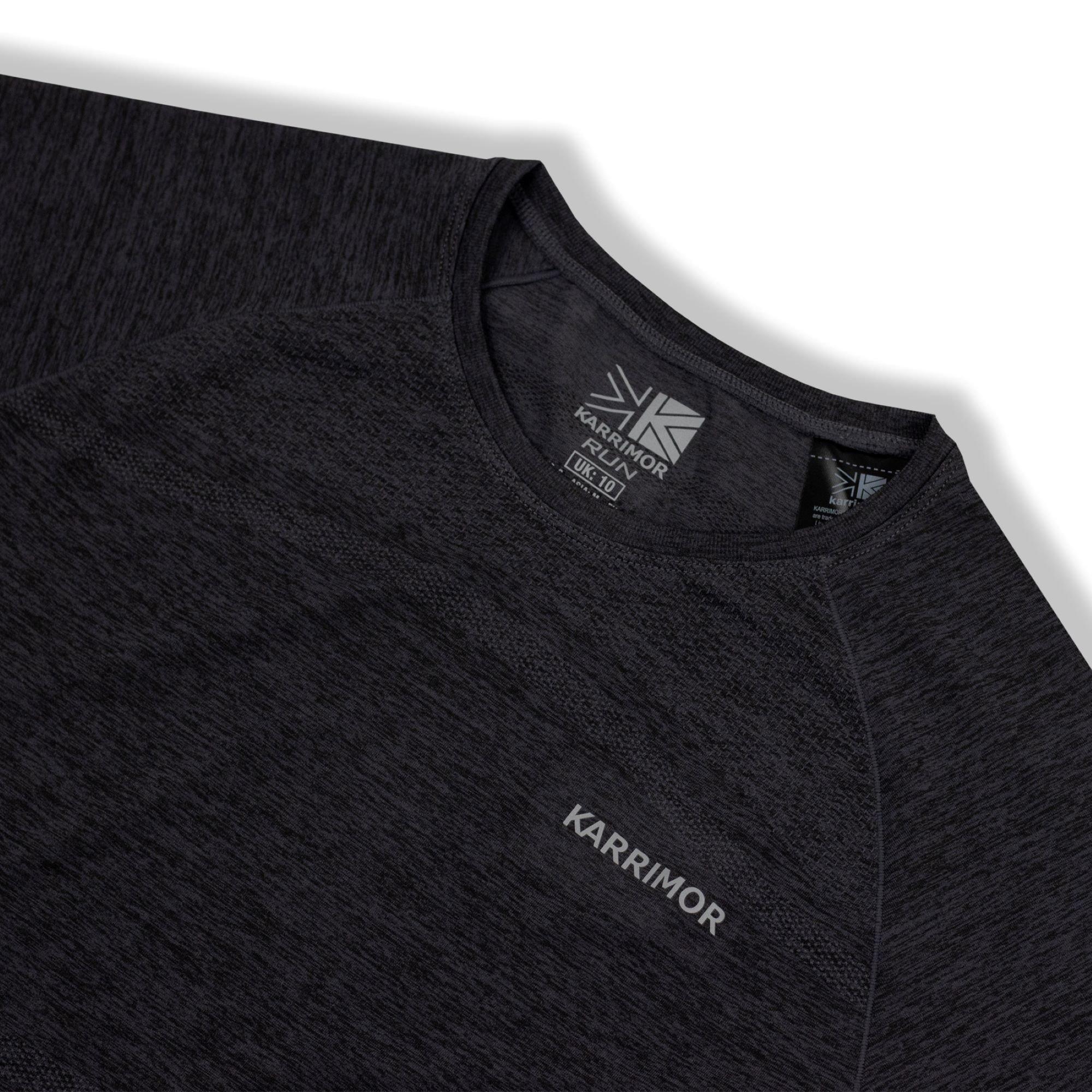 Black Marl - Karrimor - XLite Ladies Seamless Running T-shirt - 3