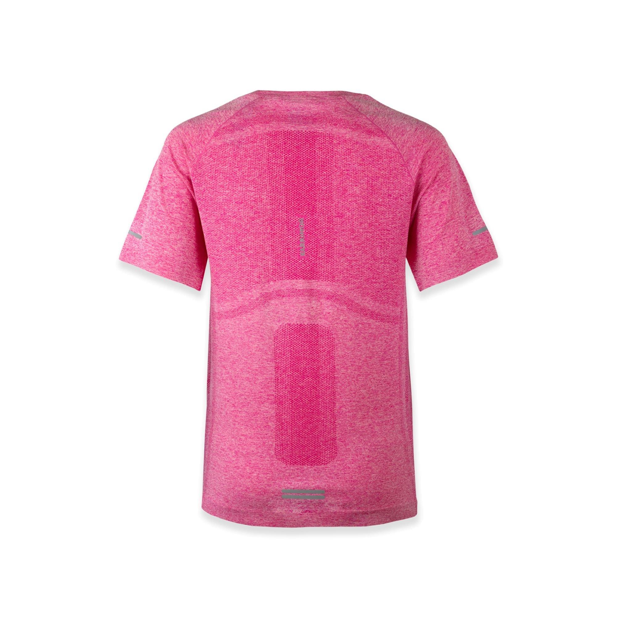 Pink Marl - Karrimor - XLite Ladies Seamless Running T-shirt - 2