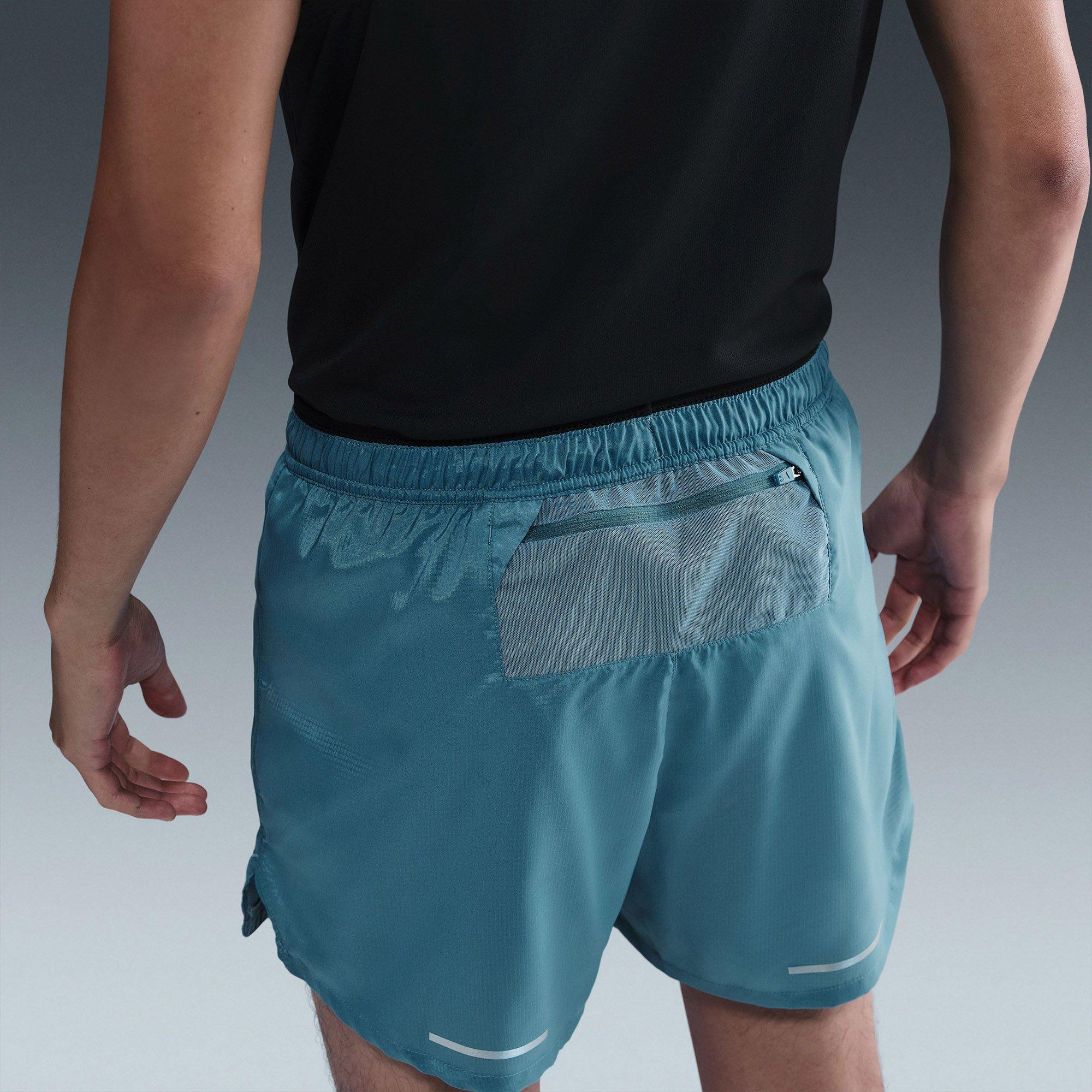 Light Blue - Nike - Dri Fit 5 Inch Mens Shorts - 3