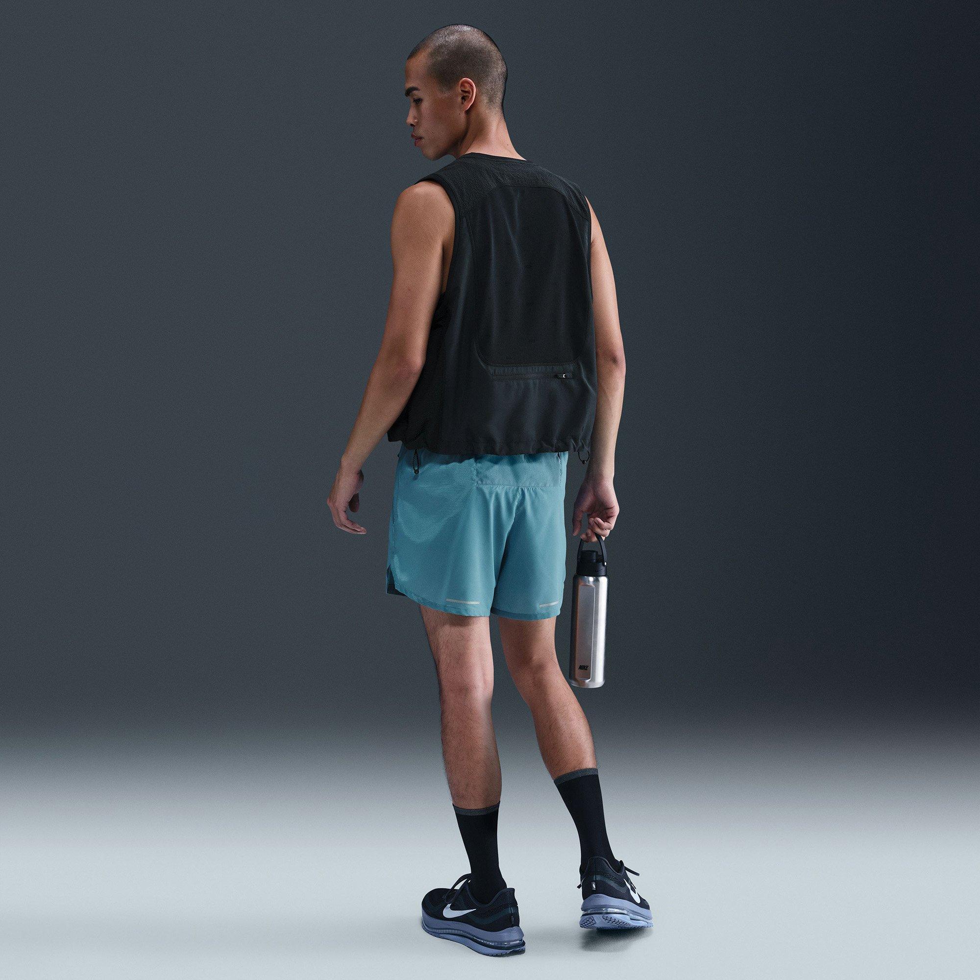 Light Blue - Nike - Dri Fit 5 Inch Mens Shorts - 5