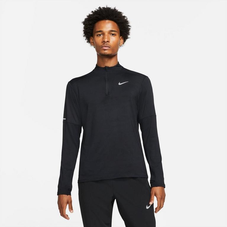 Noir - Nike - Element 3.0 Men's 1/2-Zip Running Top - 1