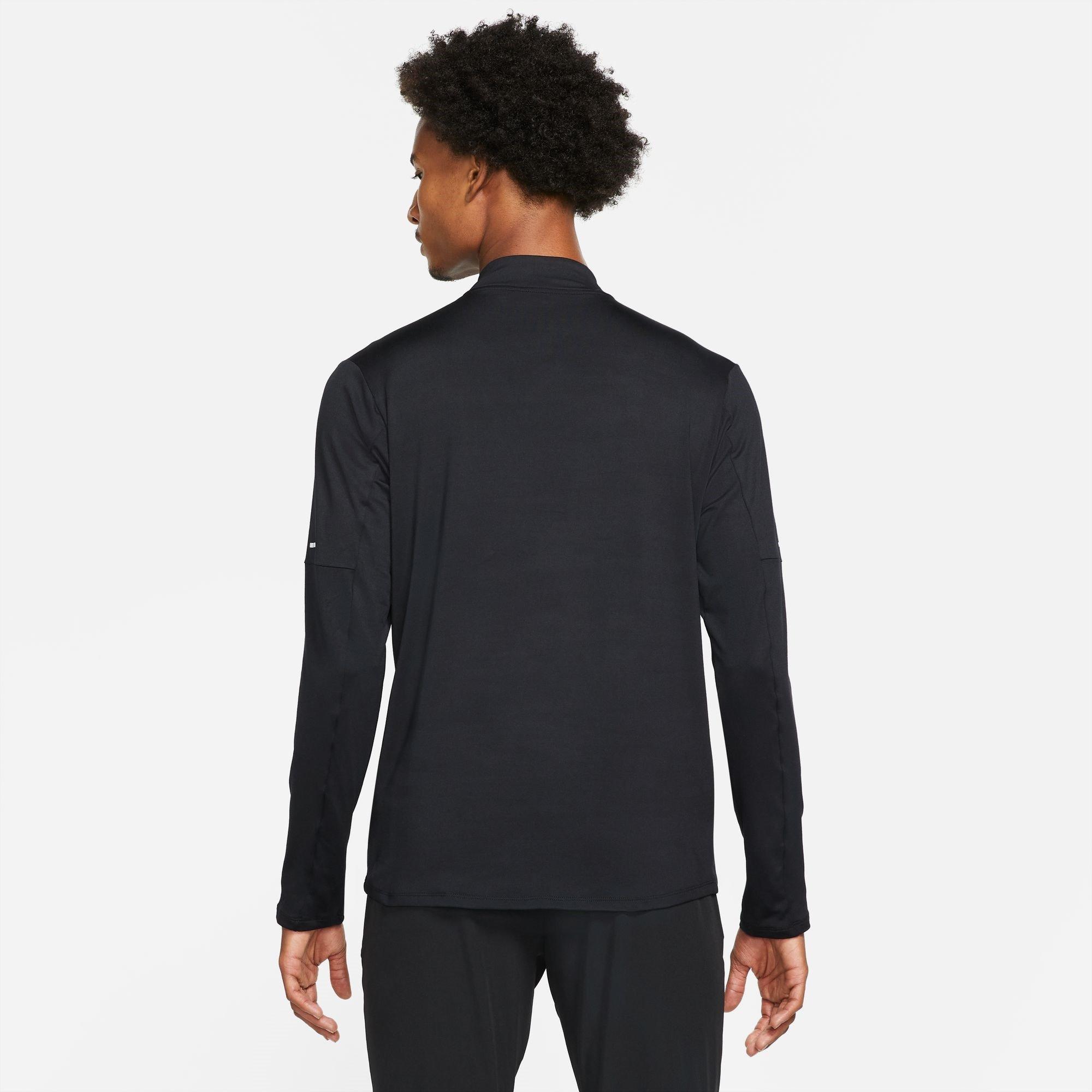 Crna - Nike - Element 3.0 Men's 1/2-Zip Running Top - 2