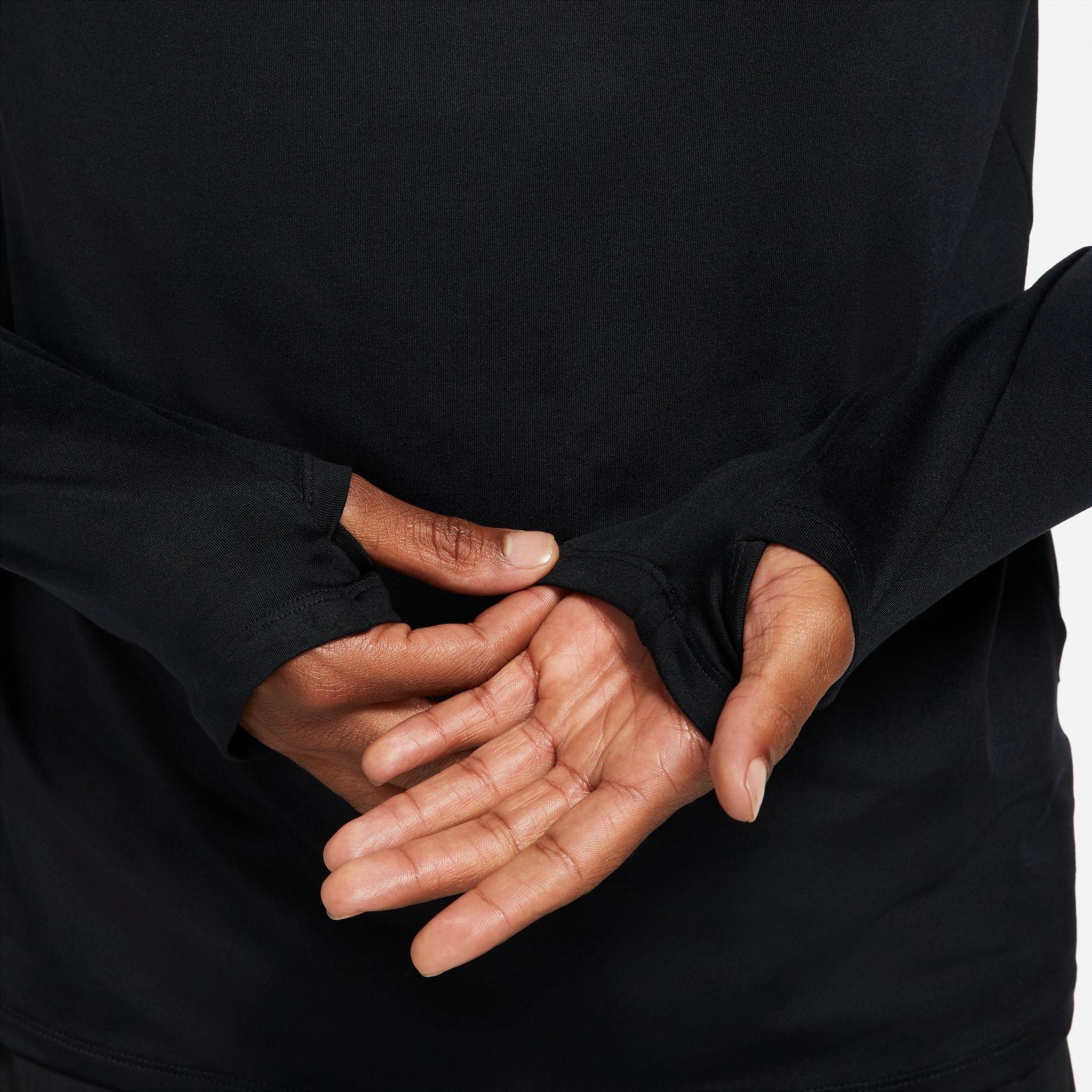 Crna - Nike - Element 3.0 Men's 1/2-Zip Running Top - 5