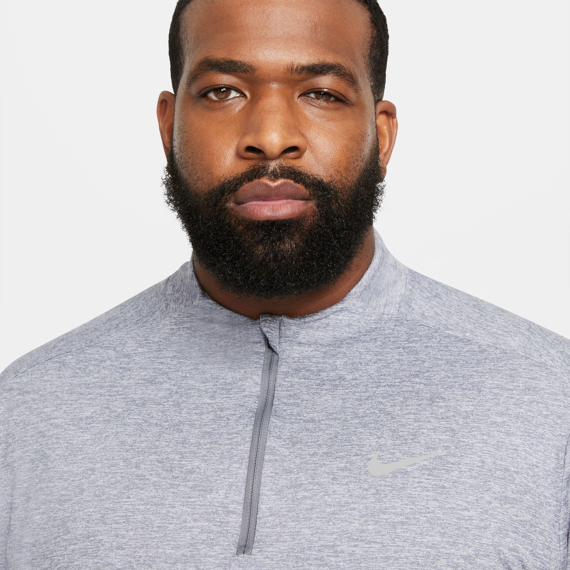 Grijze Mist - Nike - Element 3.0 Men's 1/2-Zip Running Top - 11
