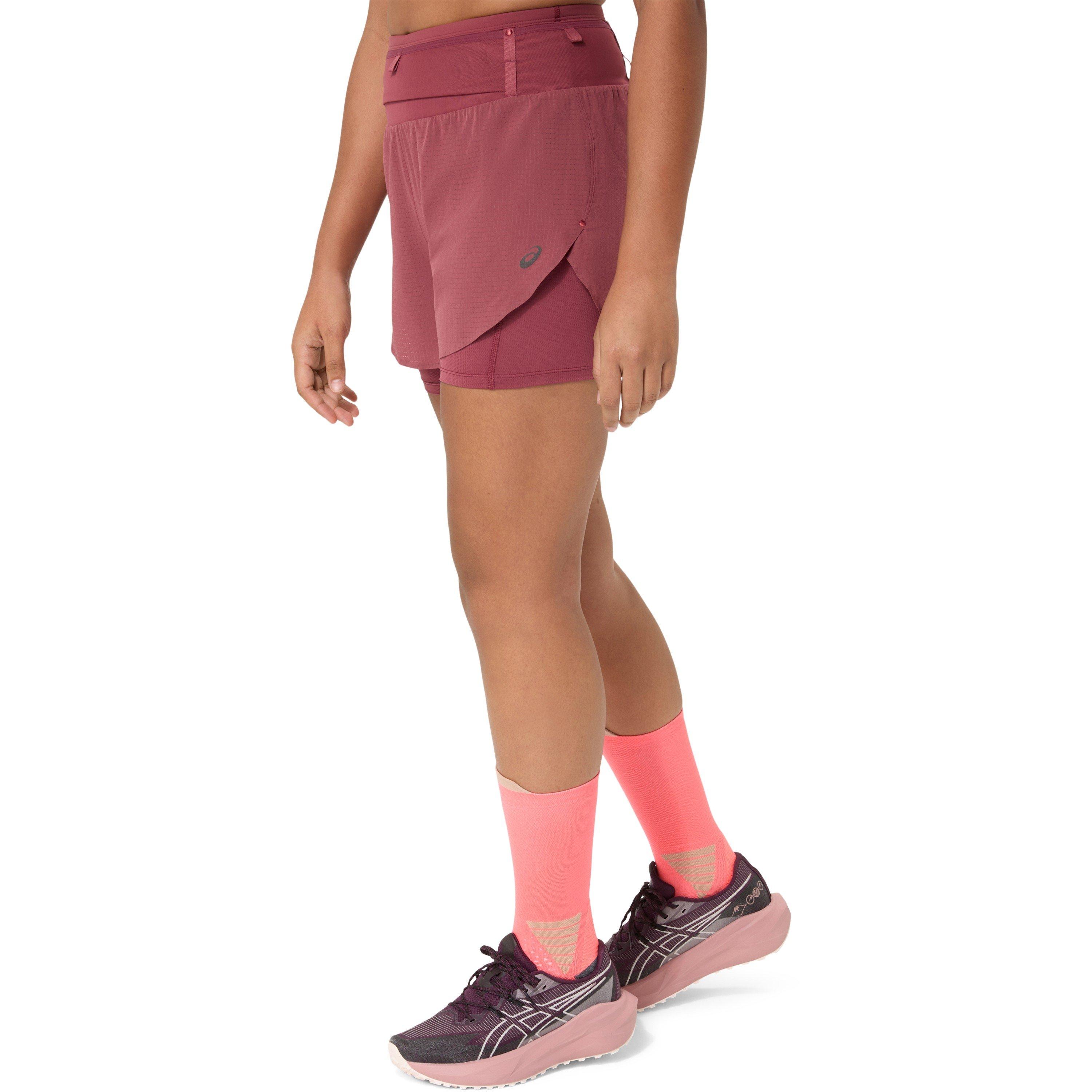 Brisket Red - Asics - Women's Fuji Elt Running Shorts - 1