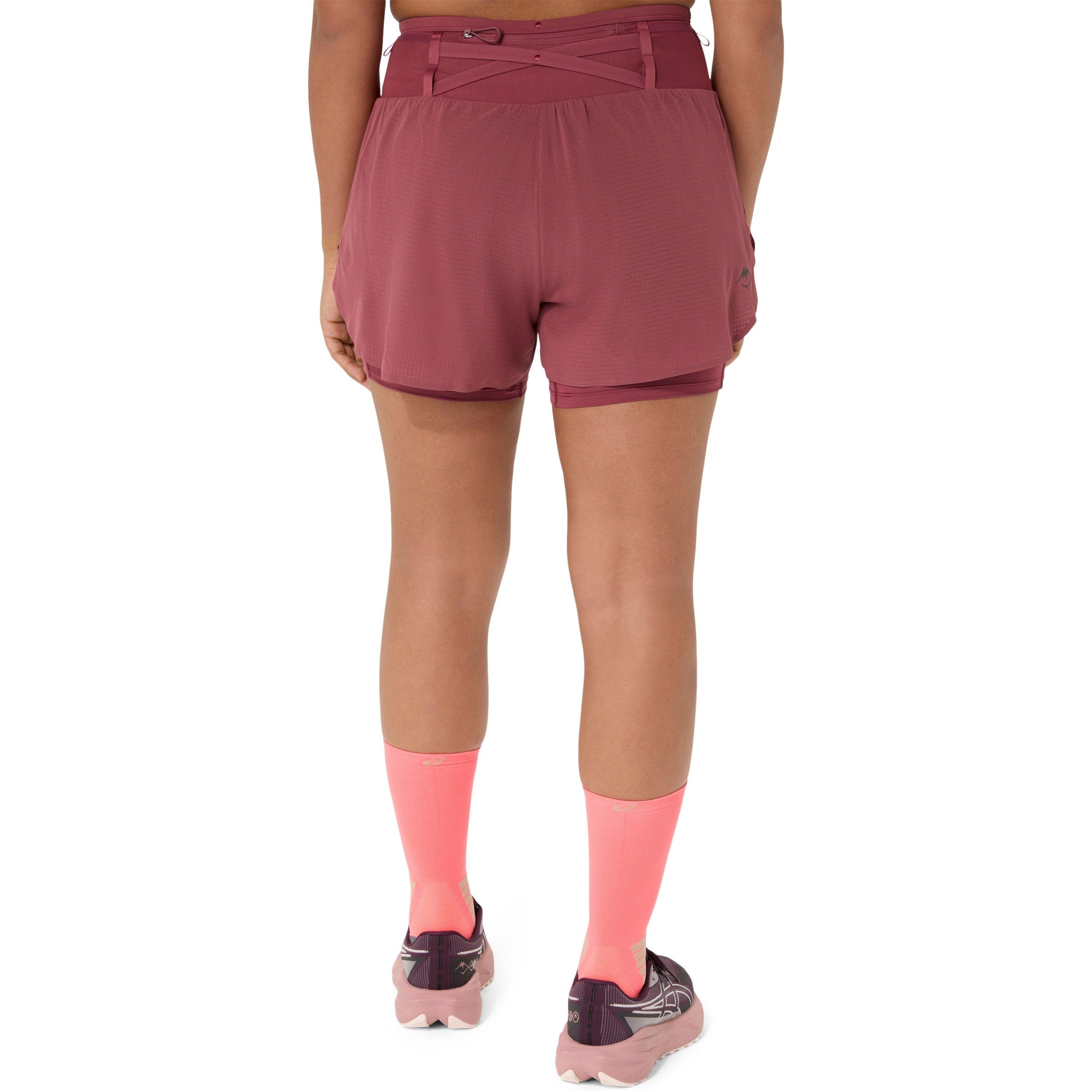 Brisket Red - Asics - Women's Fuji Elt Running Shorts - 2