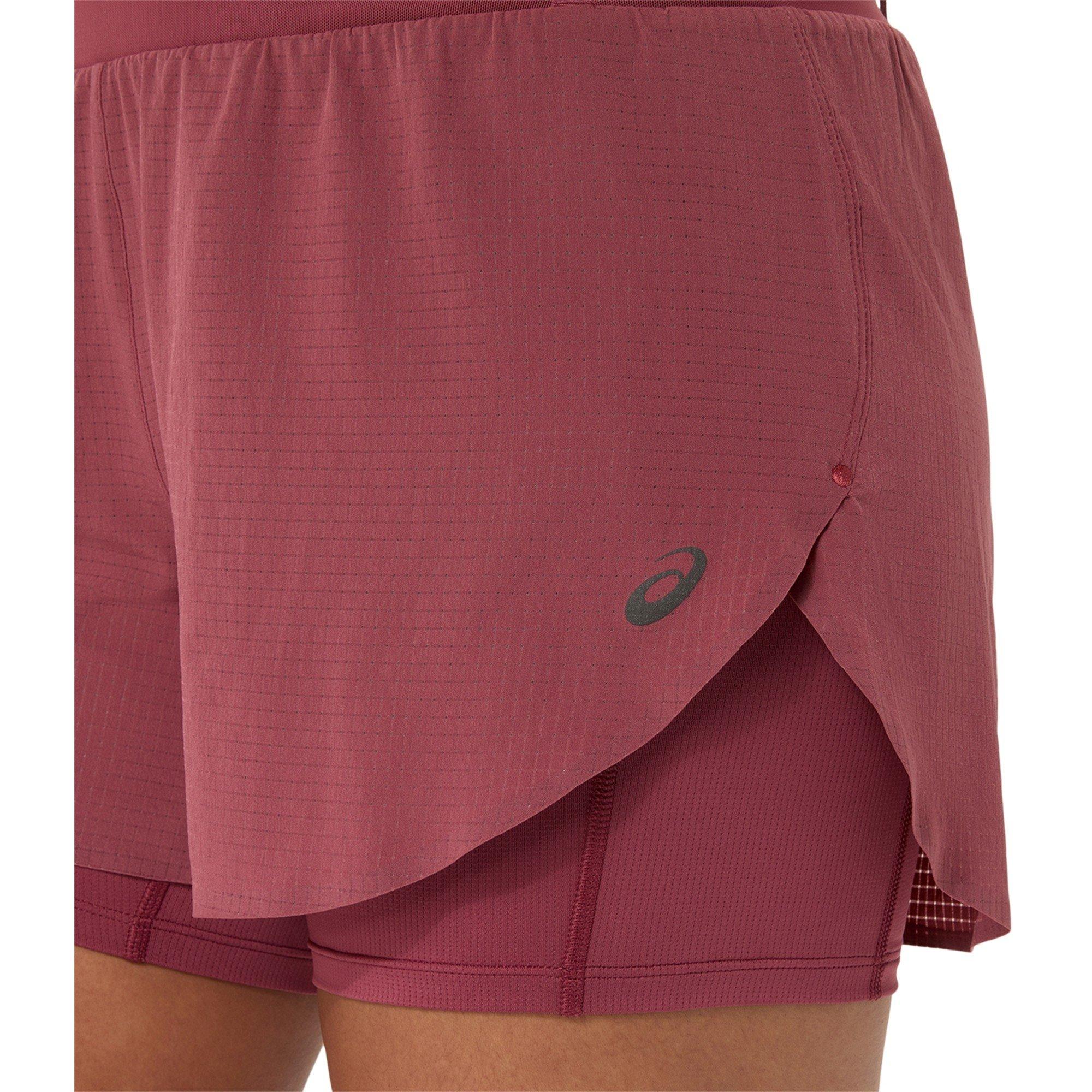 Brisket Red - Asics - Women's Fuji Elt Running Shorts - 3