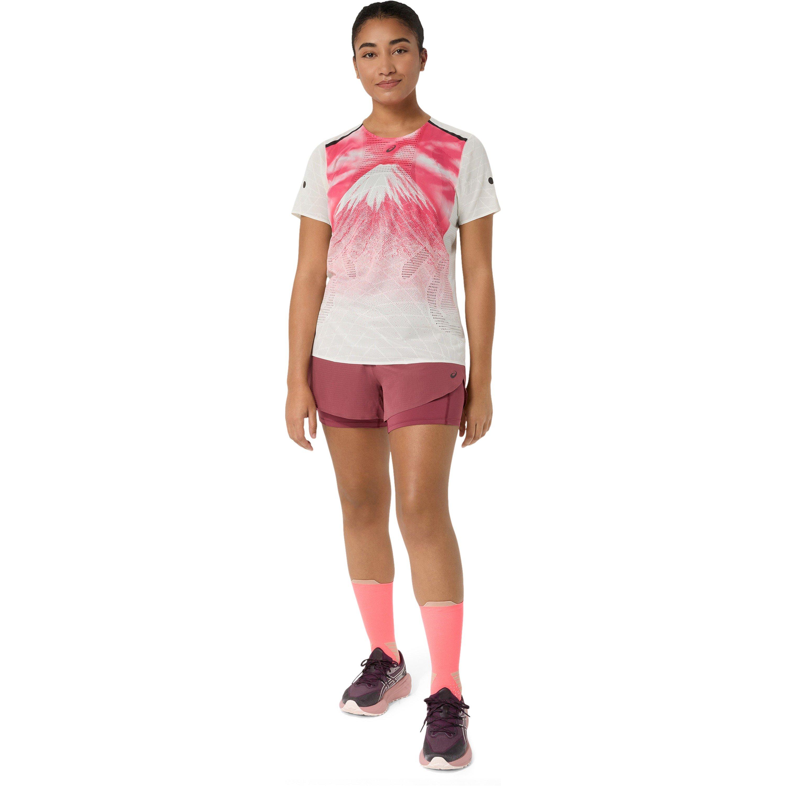 Brisket Red - Asics - Women's Fuji Elt Running Shorts - 7