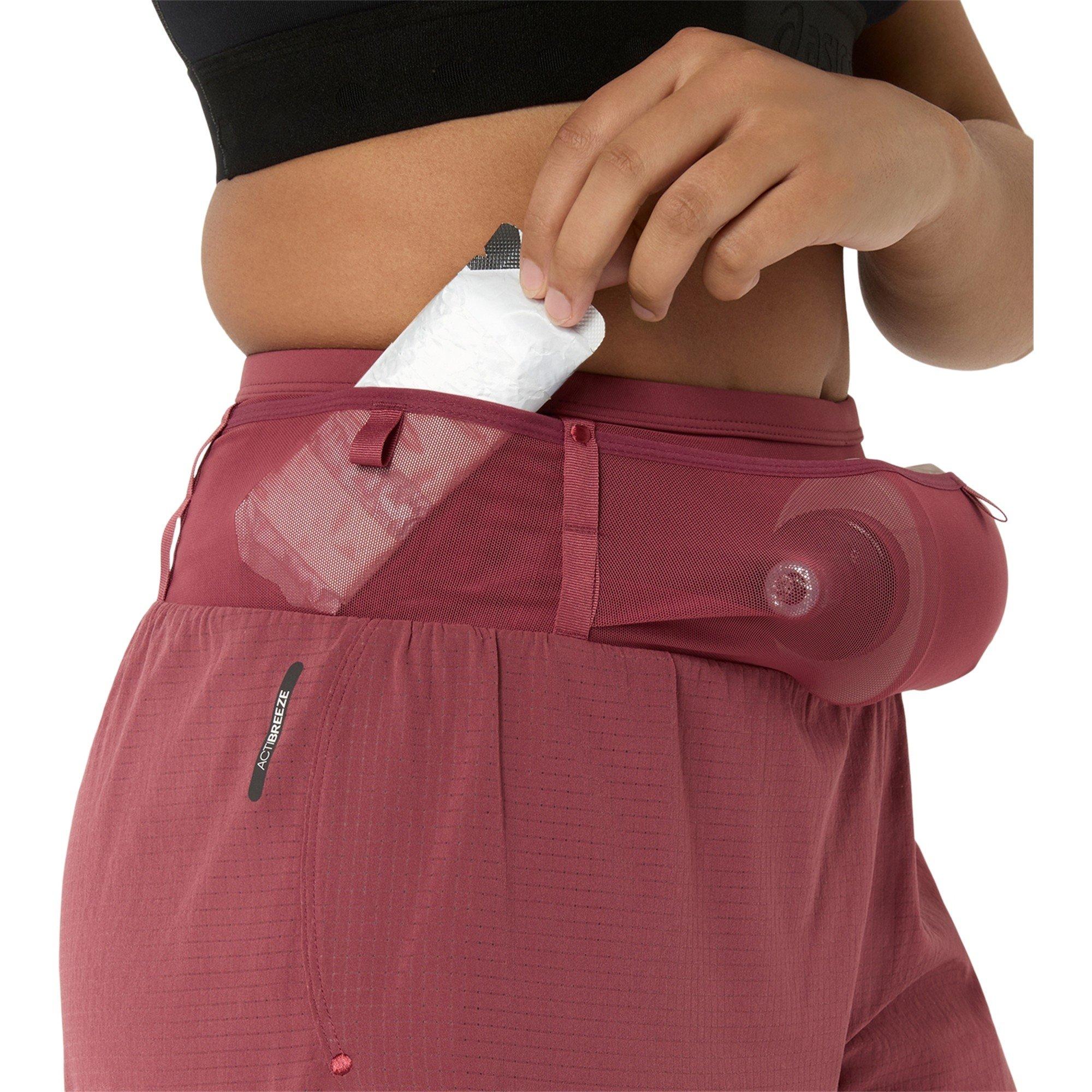 Brisket Red - Asics - Women's Fuji Elt Running Shorts - 8
