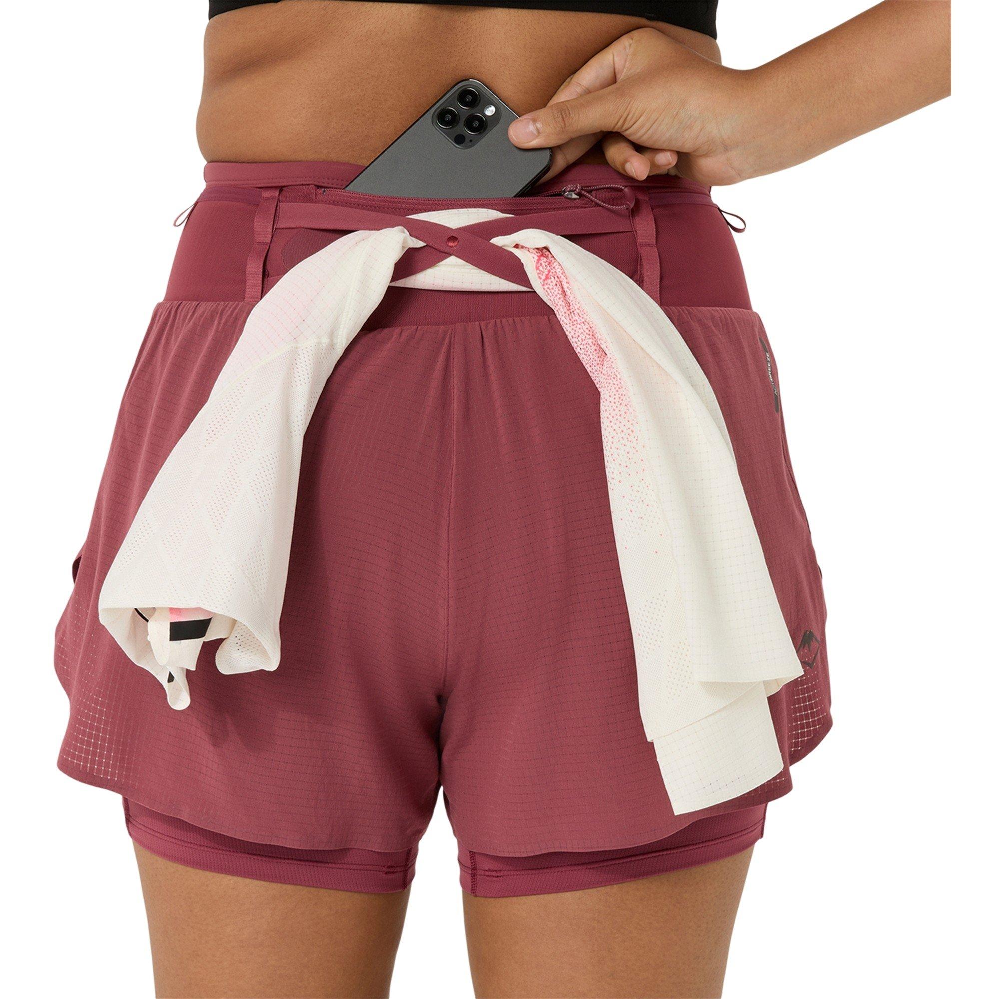 Brisket Red - Asics - Women's Fuji Elt Running Shorts - 9