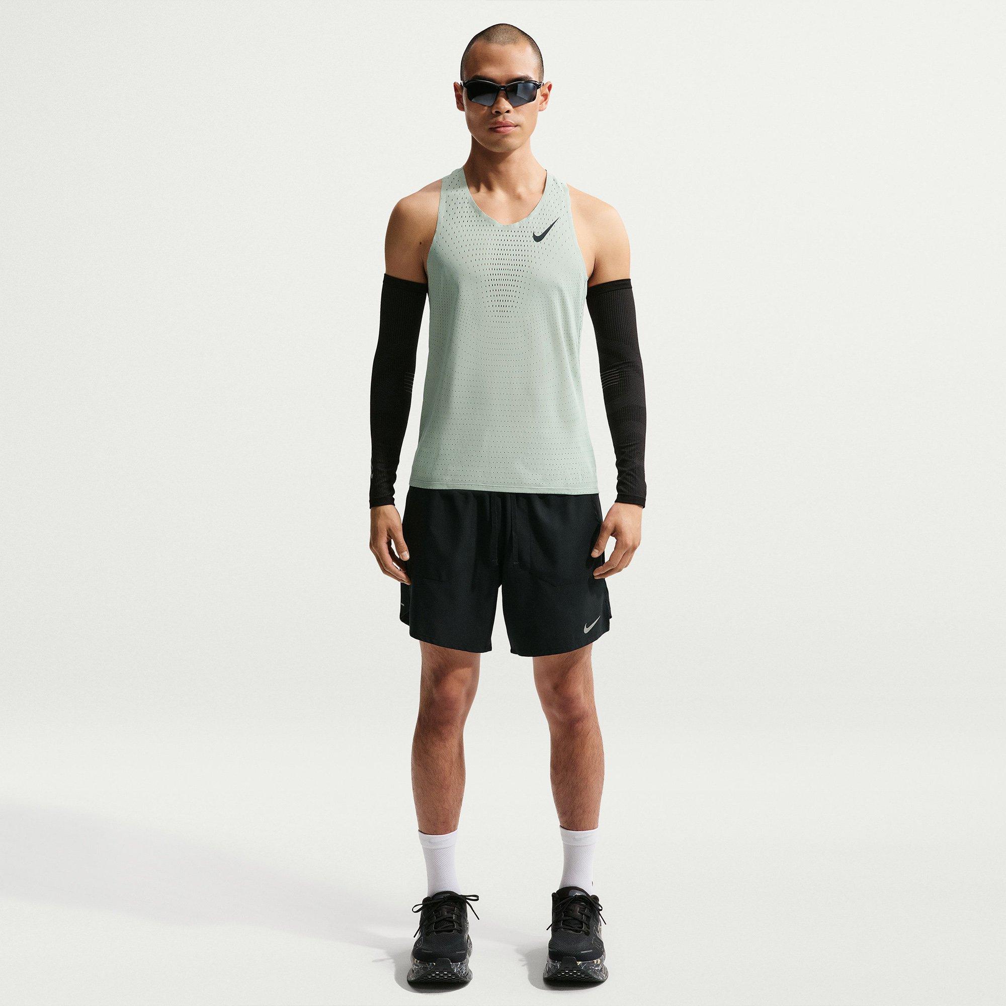 Steam/Black - Nike - Men's Aero Performance Running Vest - 5