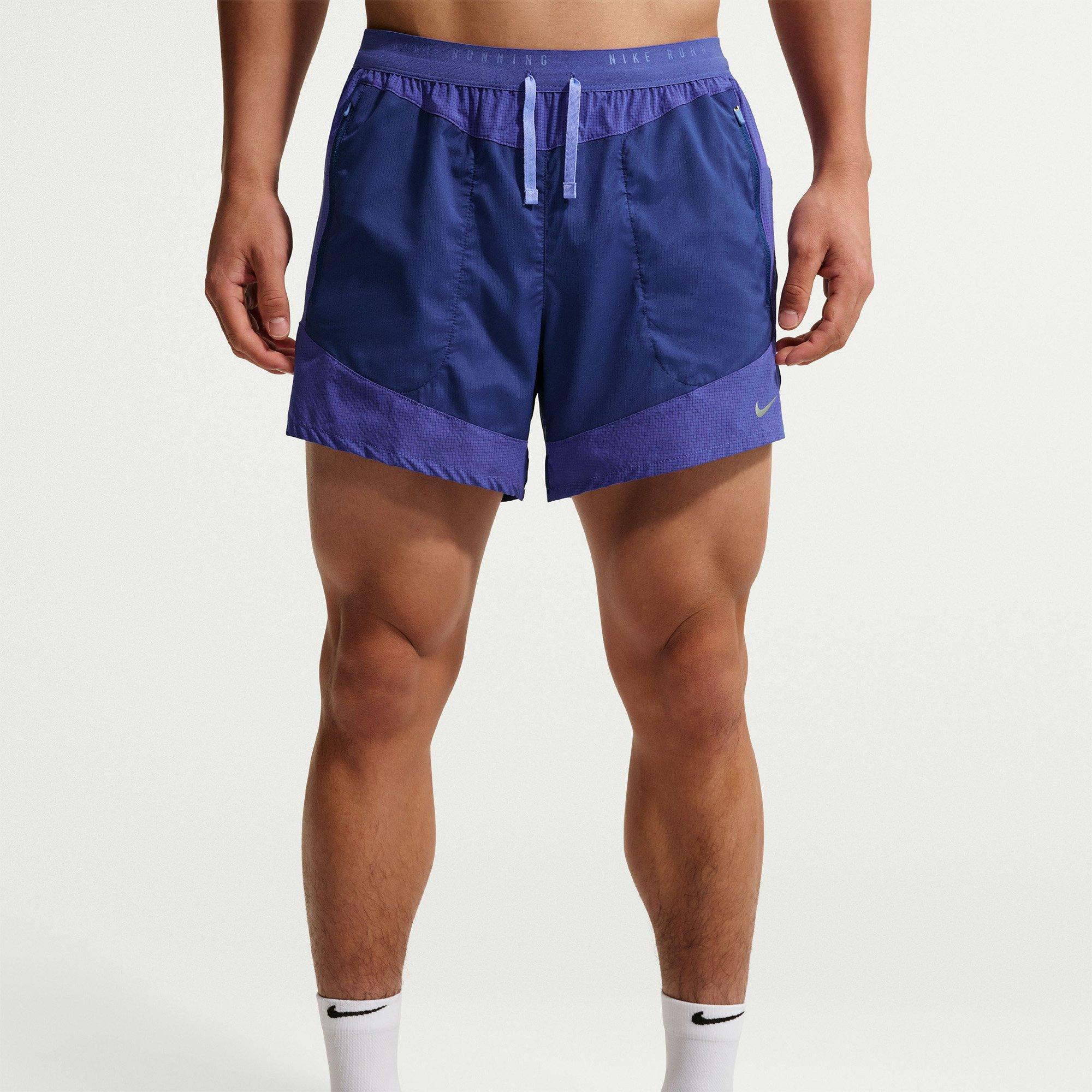 Roy Blue/Silver - Nike - Men's Stride Performance Running Shorts - 1