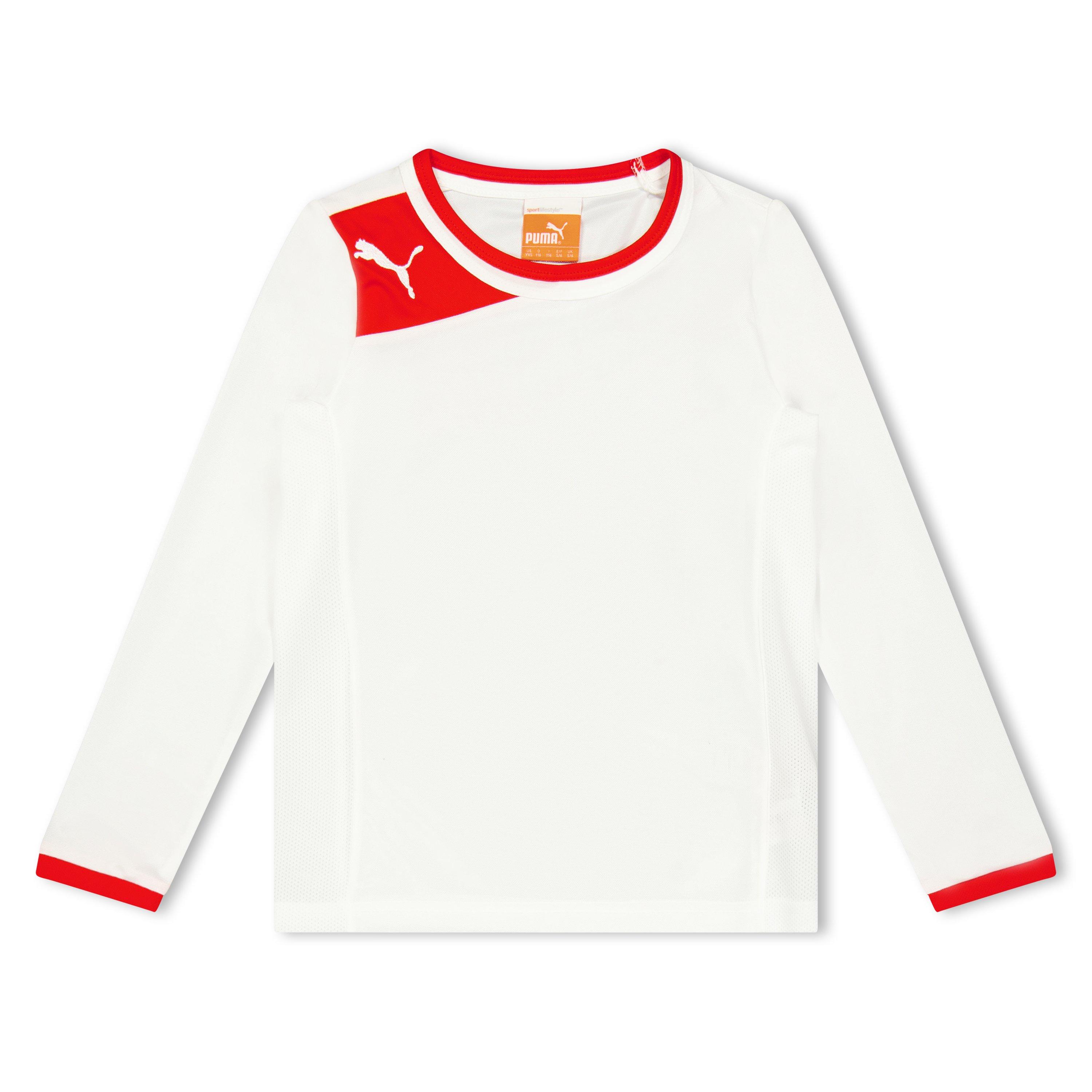 Puma  Infant (13) Fb Powercat 5.12 Ls Shirt Infants - White - 5-6 Yrs