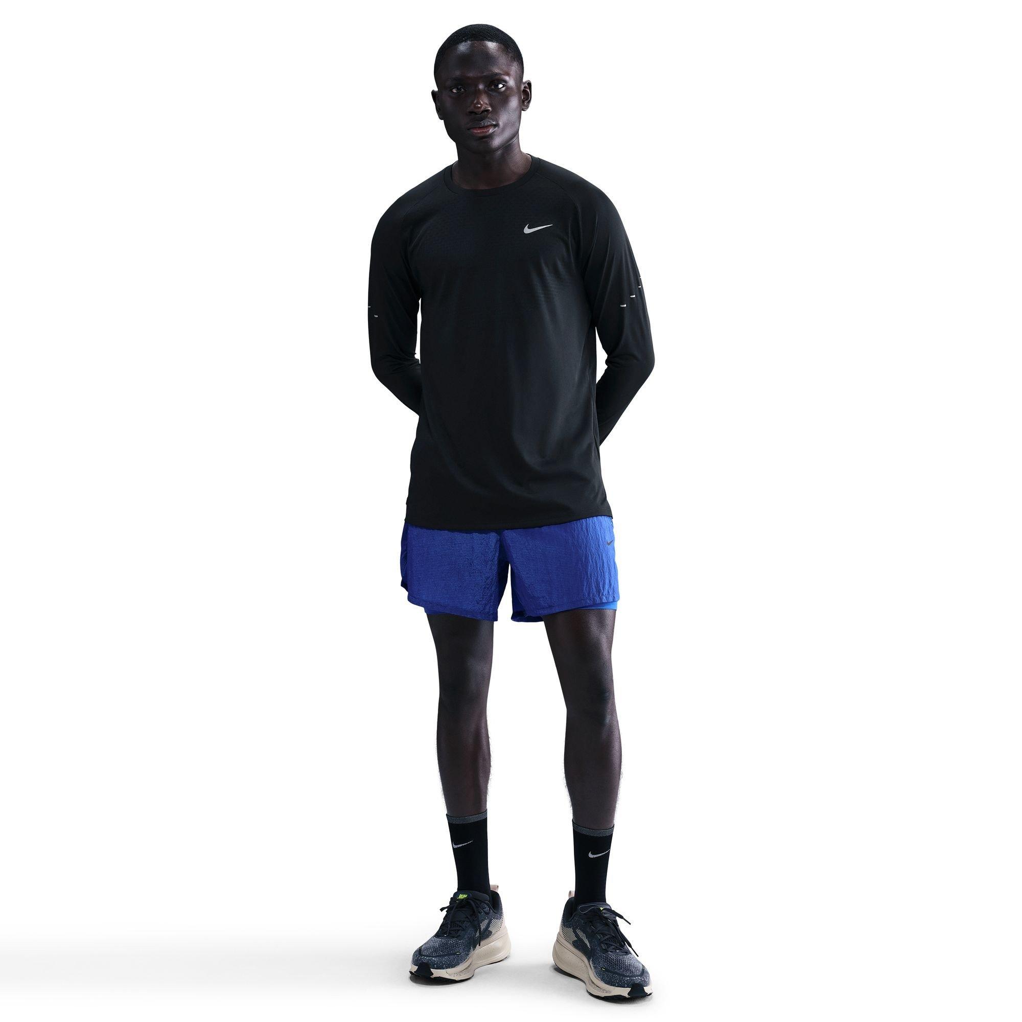 Black - Nike - Nike Stride 5 LS Tee Sn64 - 3