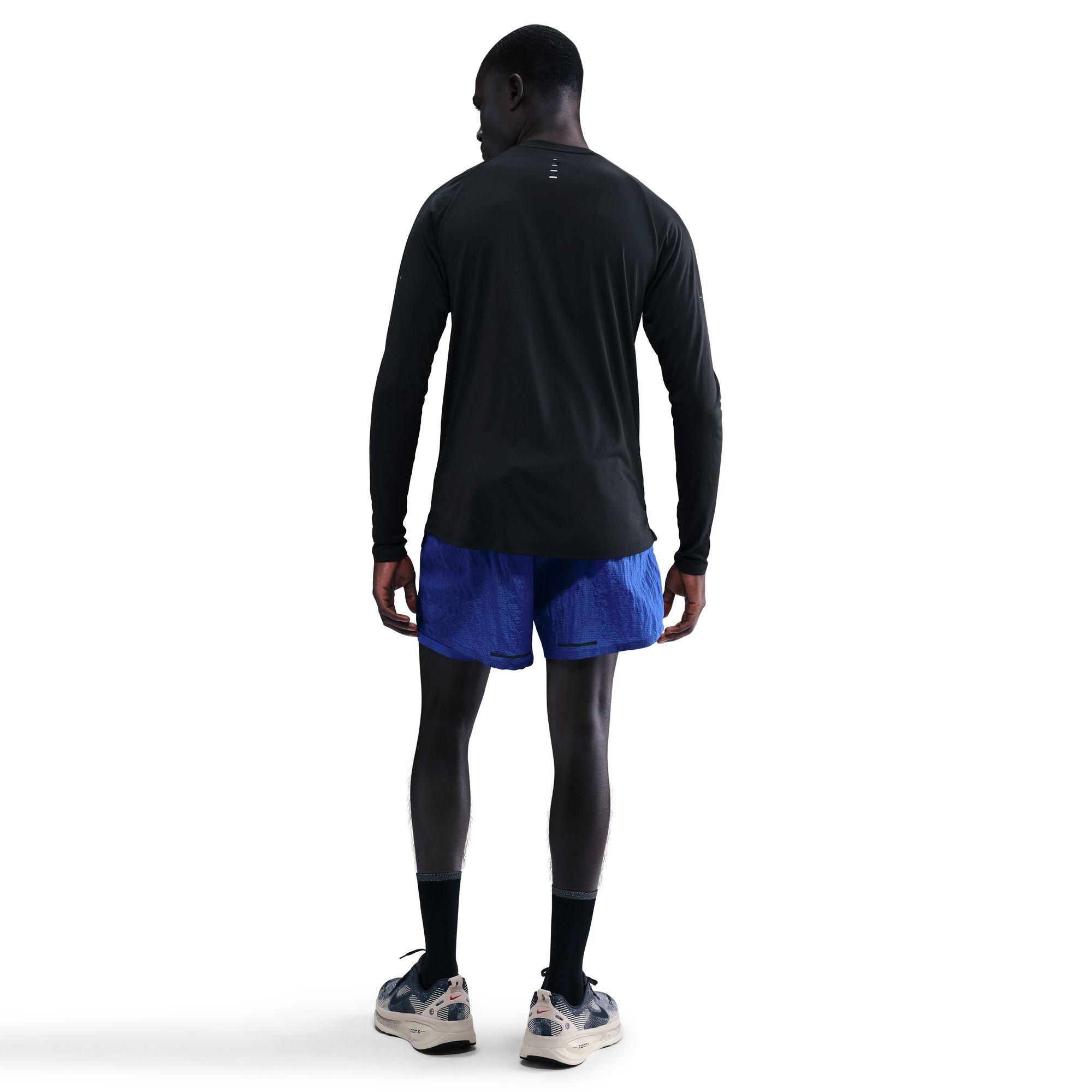 Black - Nike - Nike Stride 5 LS Tee Sn64 - 4