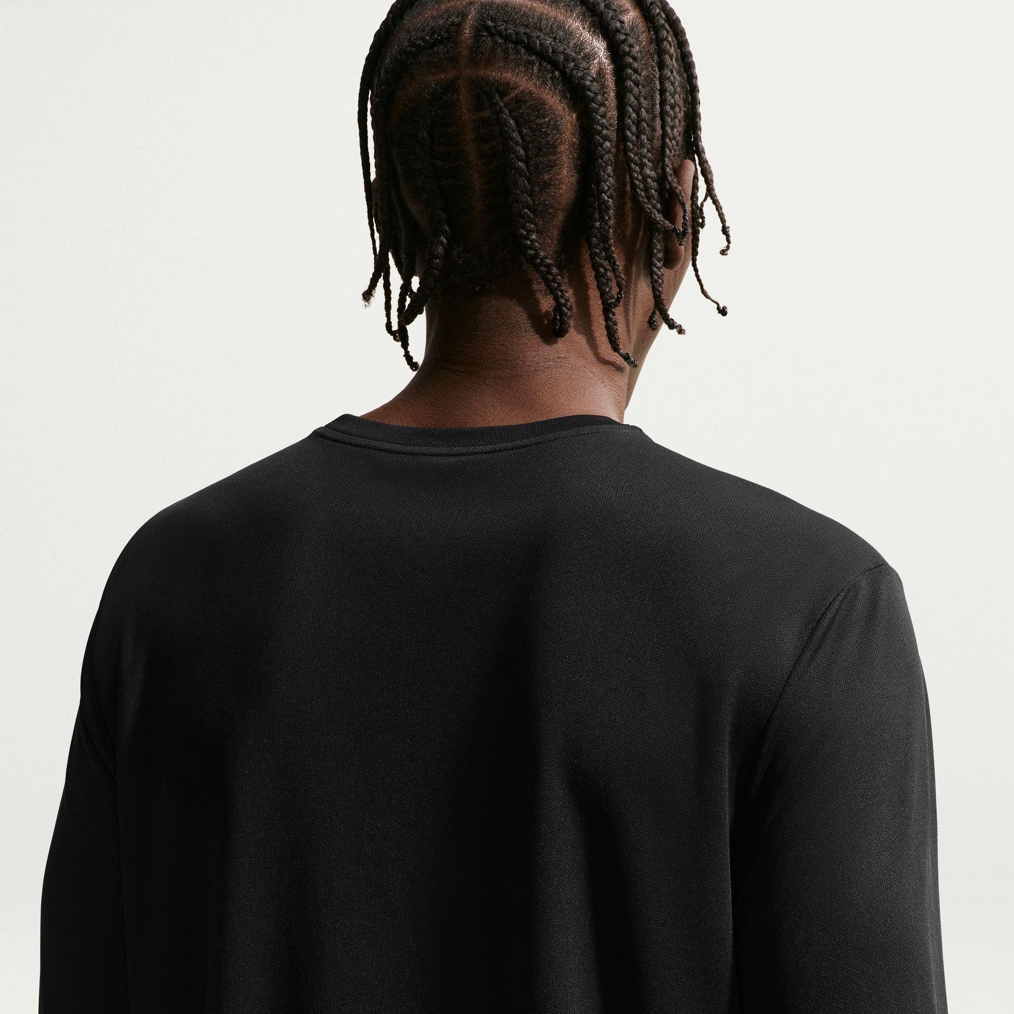 Black - Nike - Nike Miler LS Tee Sn64 - 2