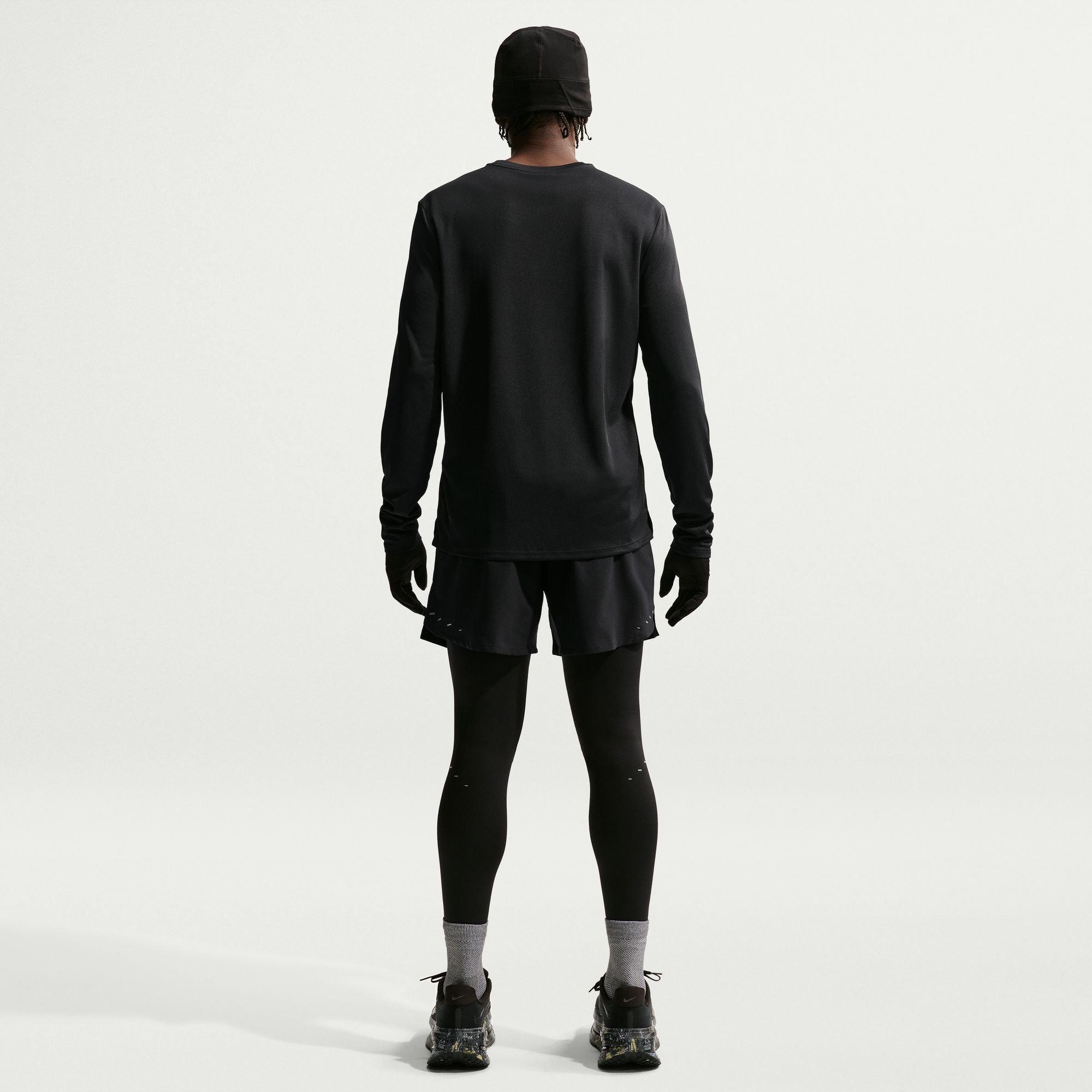 Black - Nike - Nike Miler LS Tee Sn64 - 6