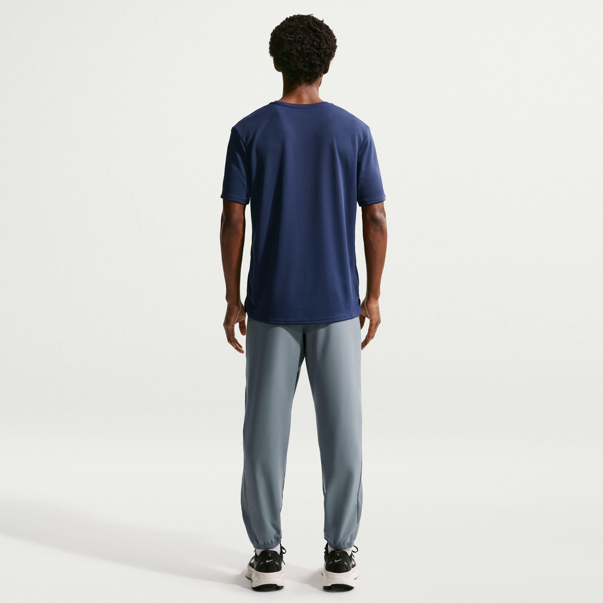 Gris/Reflejar - Nike - Men's Miler Woven Performance Tracksuit Bottoms - 6