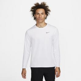 Nike Miler Men's Dri-FIT UV Long-Sleeve Thong Vikki Top