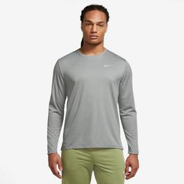 Nike Miler Mens Dri FIT UV Long Sleeve Running Top